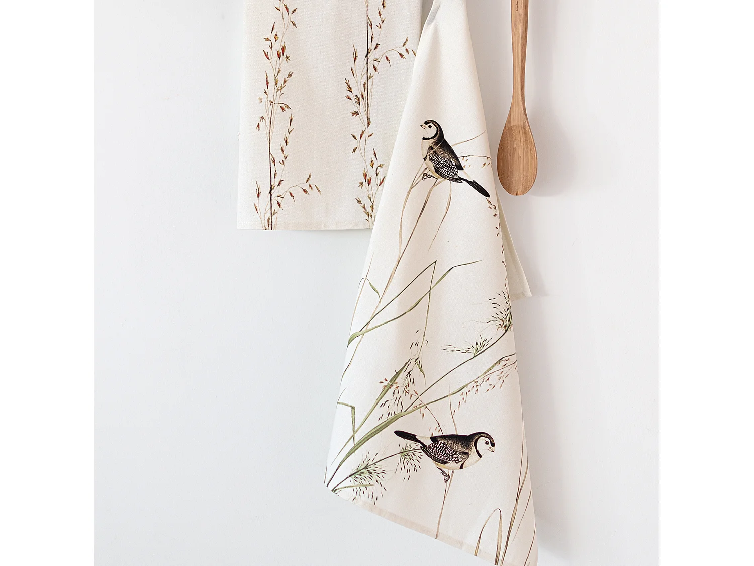 Paño de cocina 2 ud 70x50 cm Happy birds