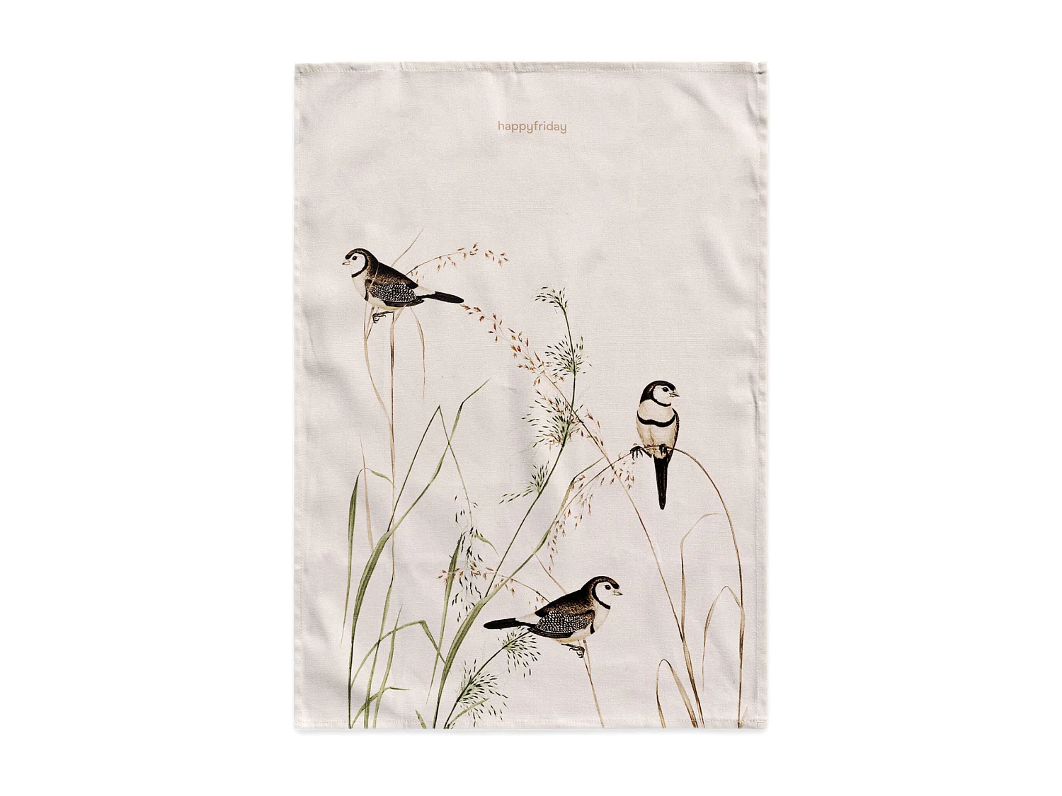 Paño de cocina 2 ud 70x50 cm Happy birds