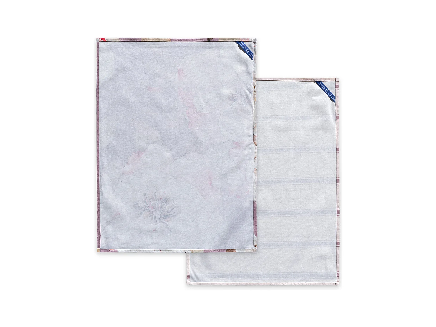Paño de cocina 2 ud 70x50 cm White peonies
