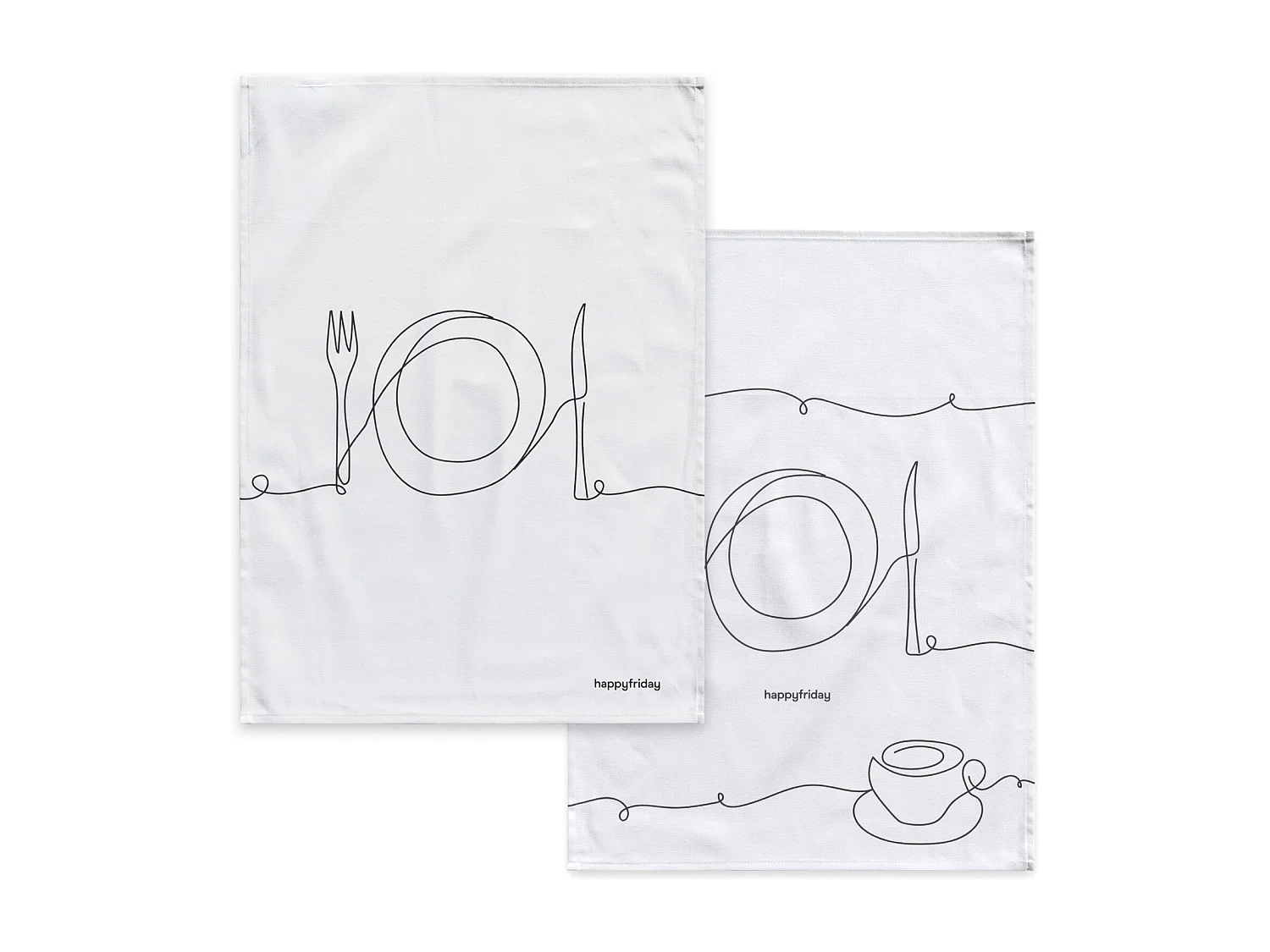 Paño de cocina 2 ud 70x50 cm To eat