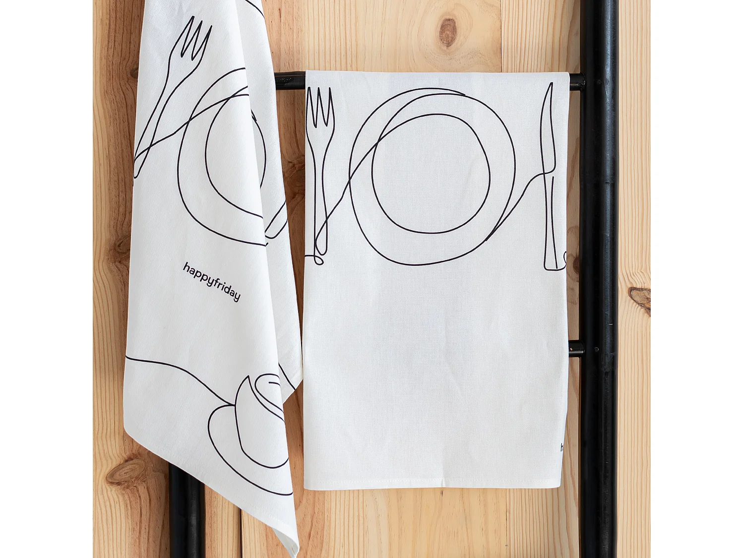 Paño de cocina 2 ud 70x50 cm To eat