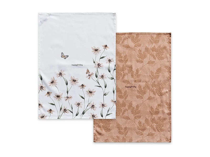 Küchentuch 2 Stück 70x50 cm Burgeoning