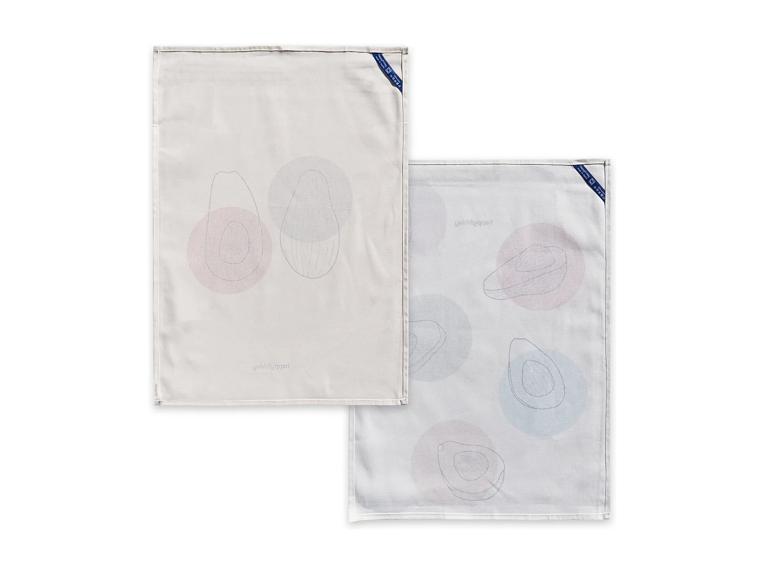 Küchentuch 2 Stück 70x50 cm Avocado