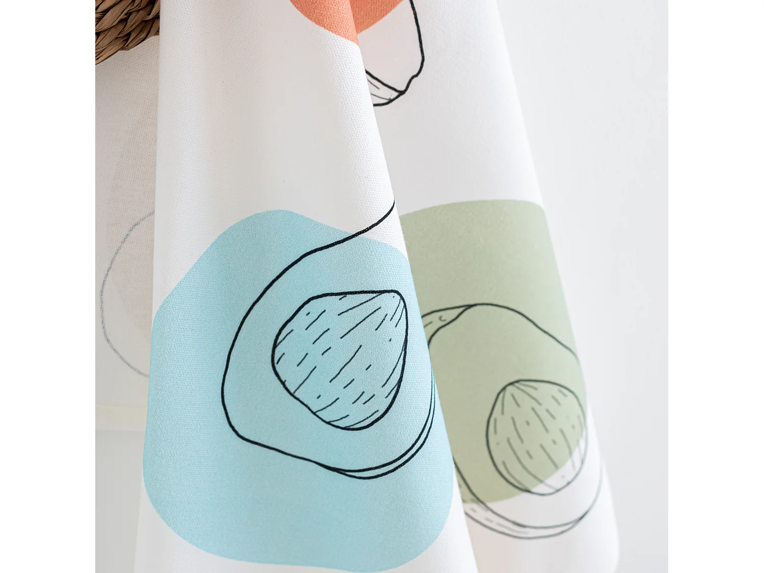 Paño de cocina 2 ud 70x50 cm Avocado