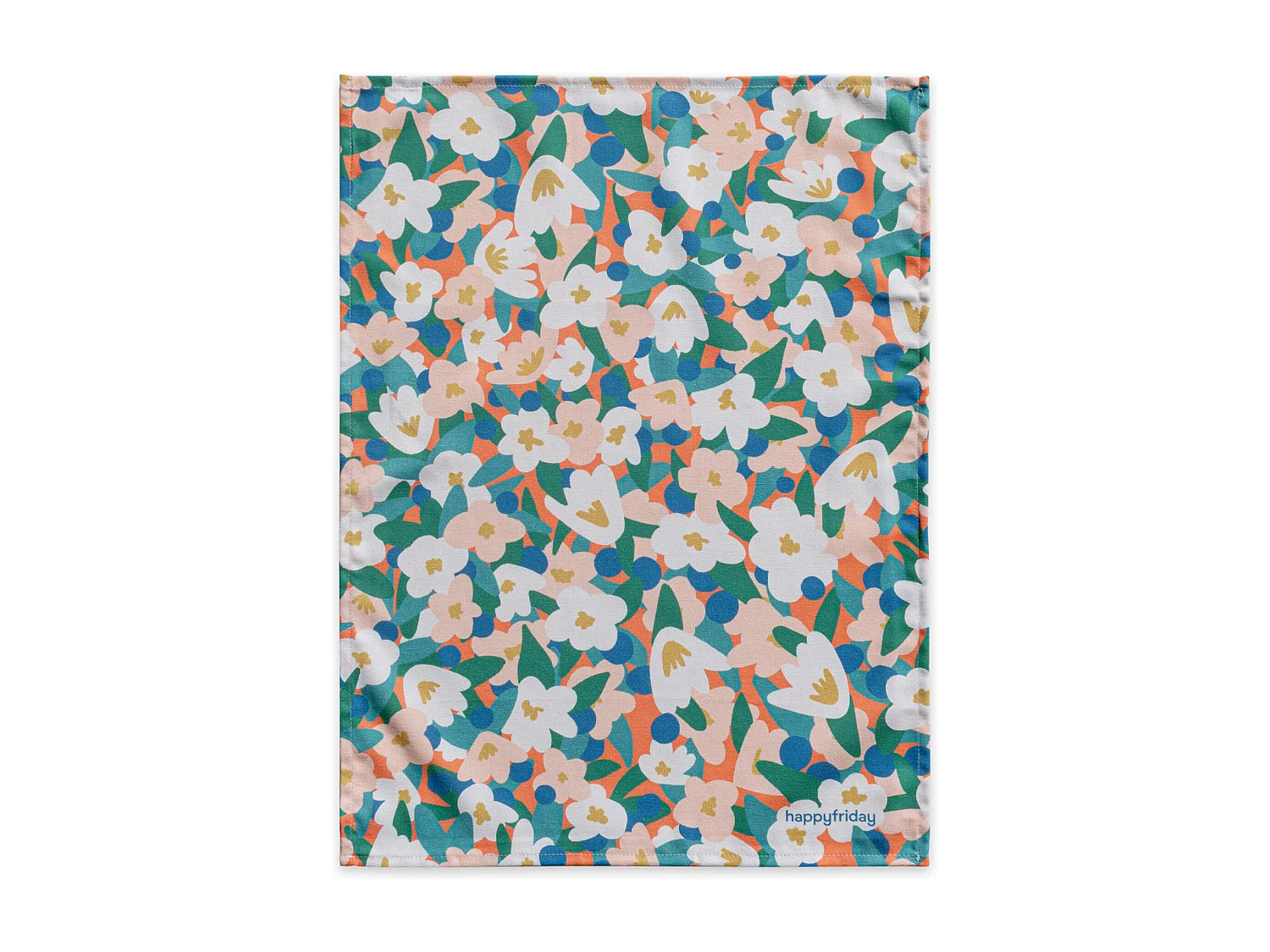 Torchon (2 pièces) 70x50 cm Flower power