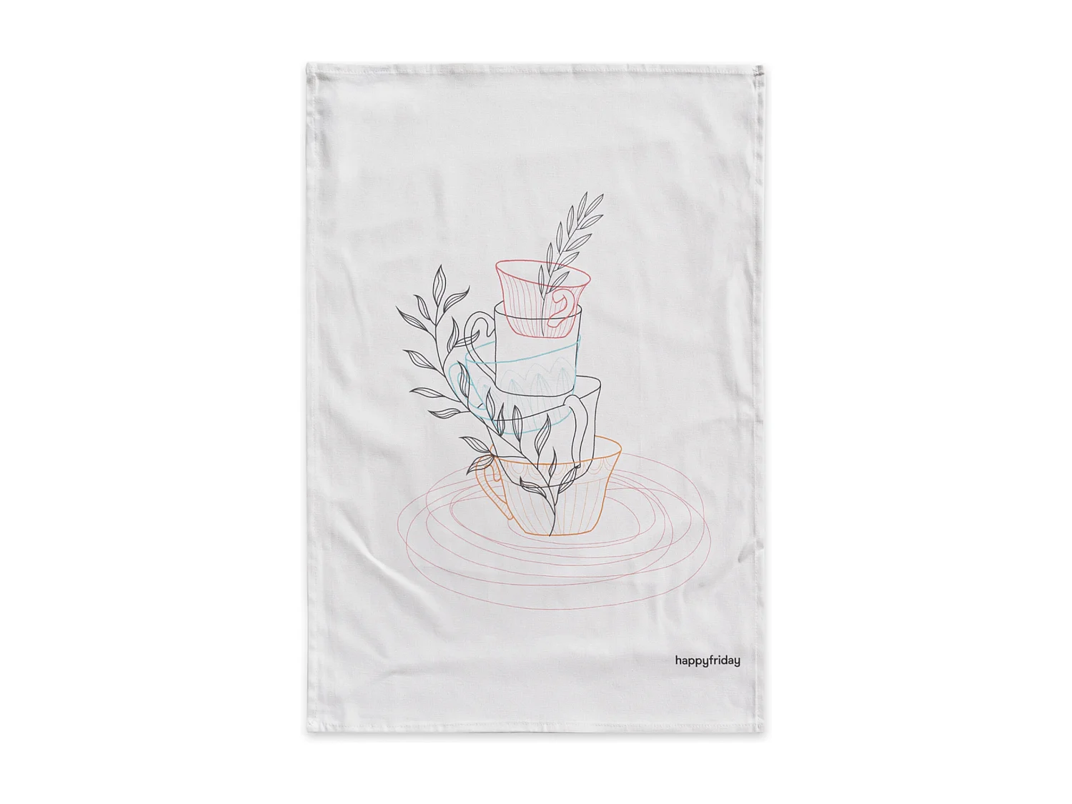 Küchentuch 2 Stück 70x50 cm Breakfast