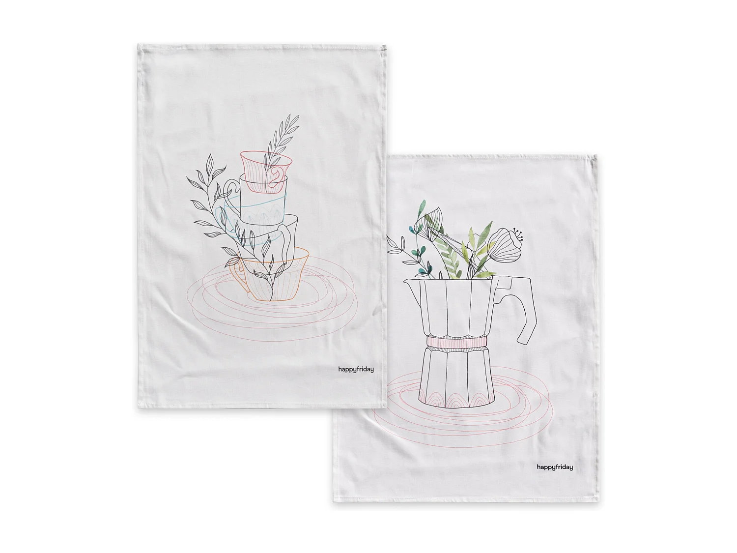 Torchon (2 pièces) 70x50 cm Breakfast