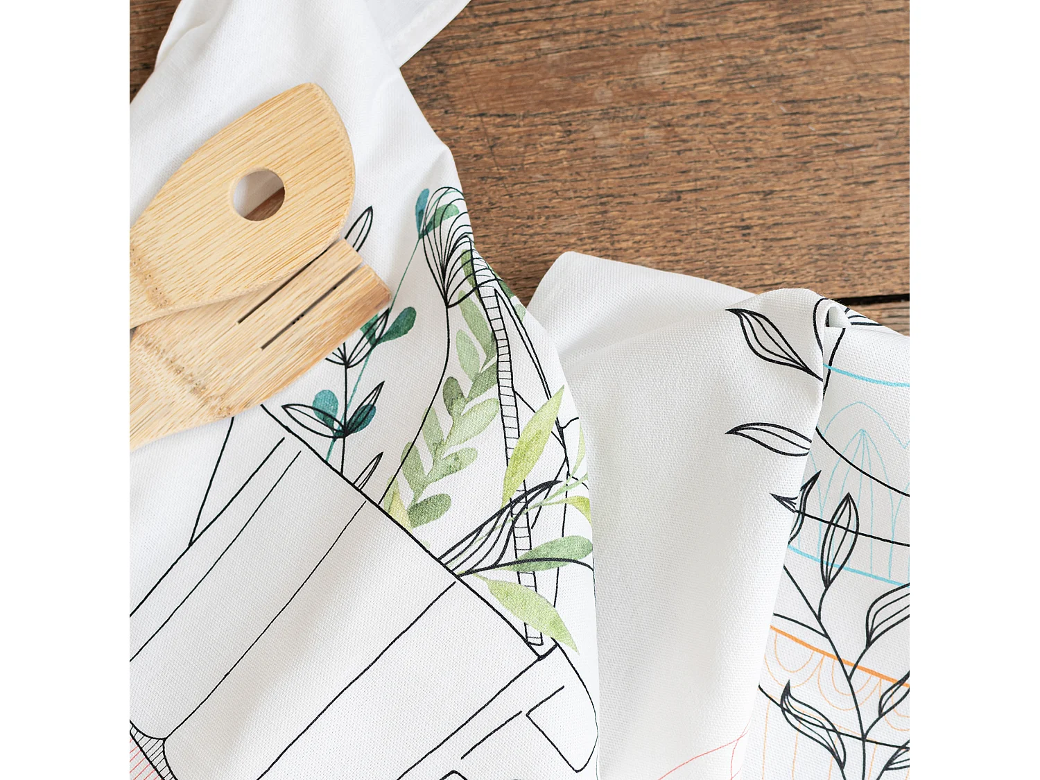 Torchon (2 pièces) 70x50 cm Breakfast