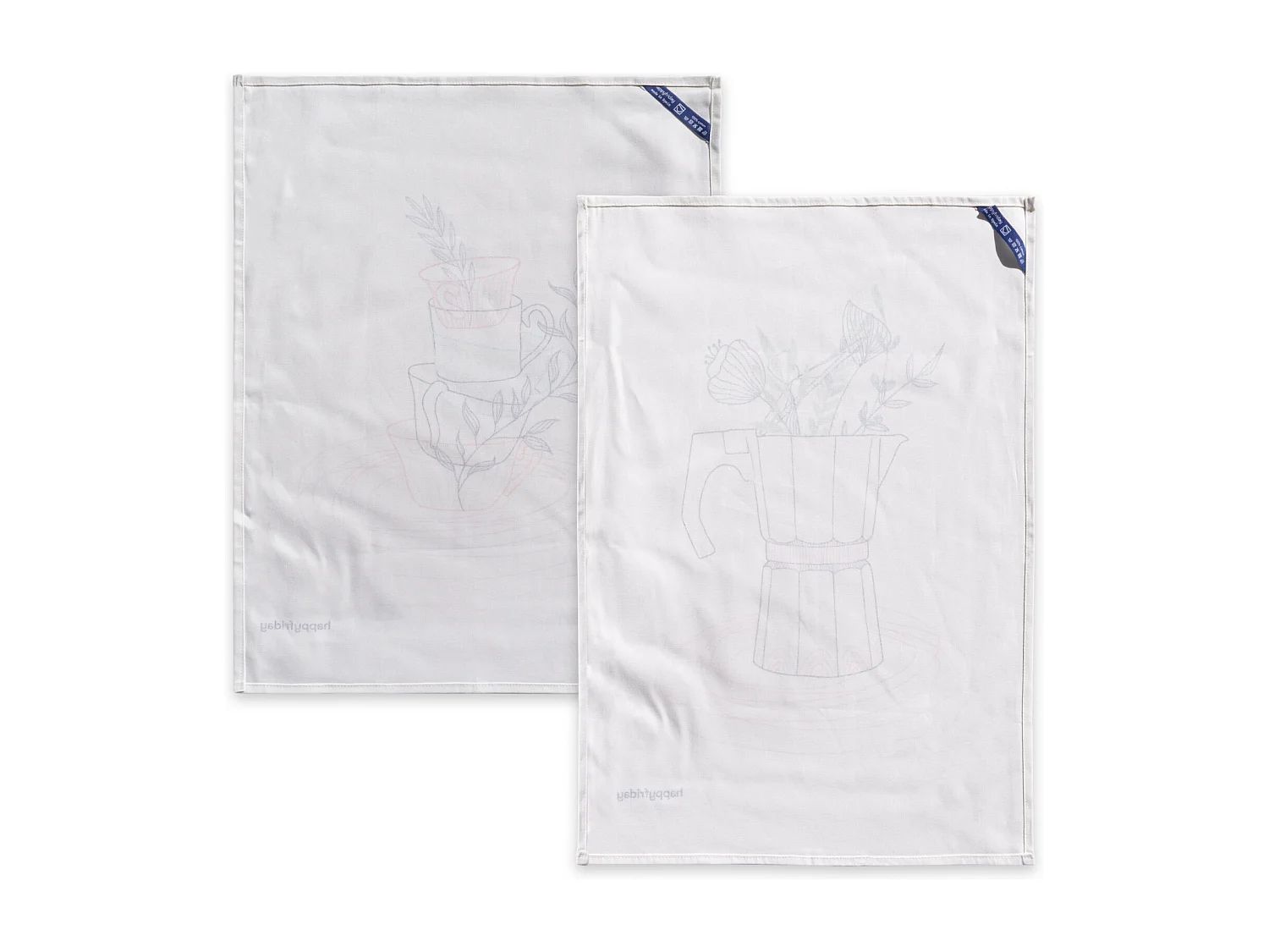 Torchon (2 pièces) 70x50 cm Breakfast