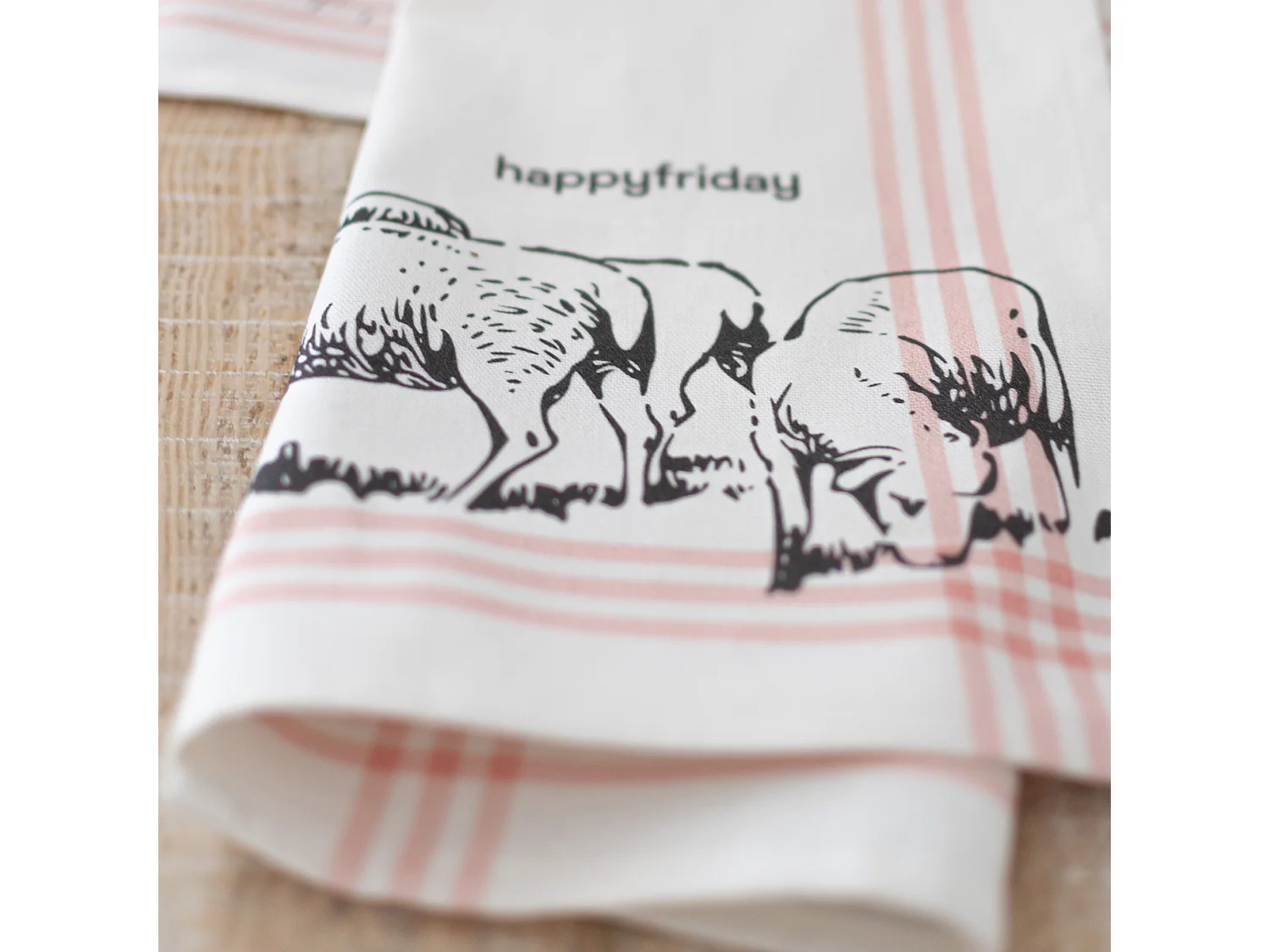 Torchon (2 pièces) 70x50 cm Cua cua