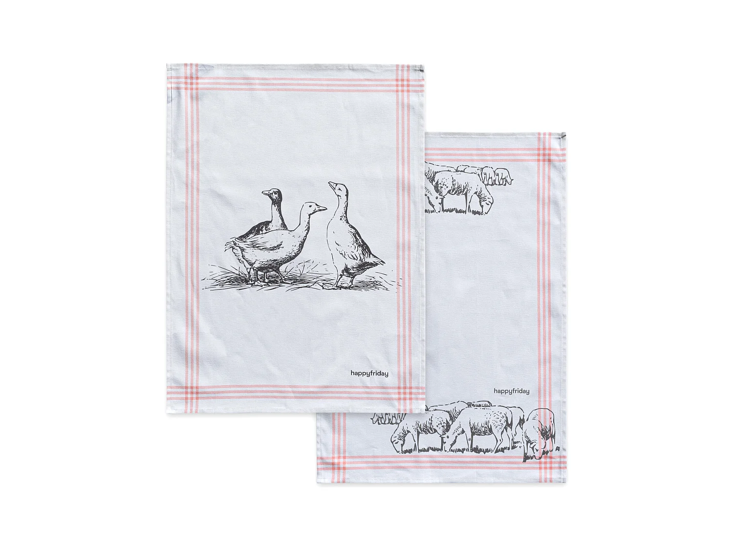 Küchentuch 2 Stück 70x50 cm Cua cua