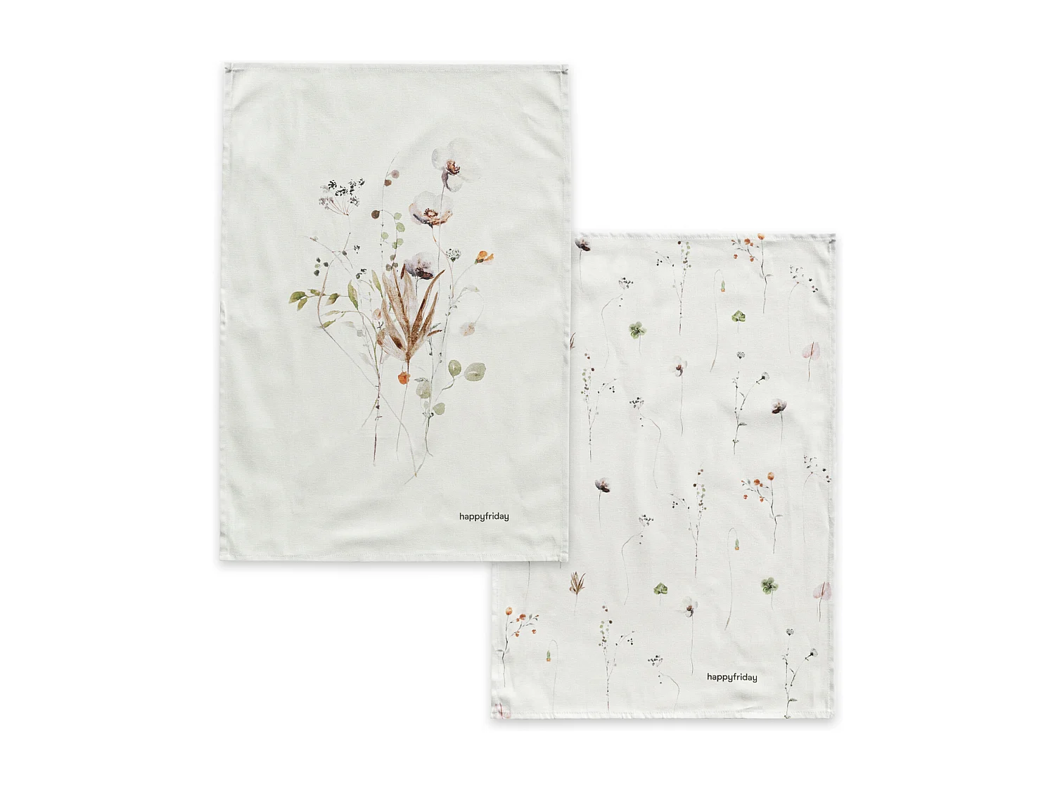 Paño de cocina 2 ud 70x50 cm Ikebana