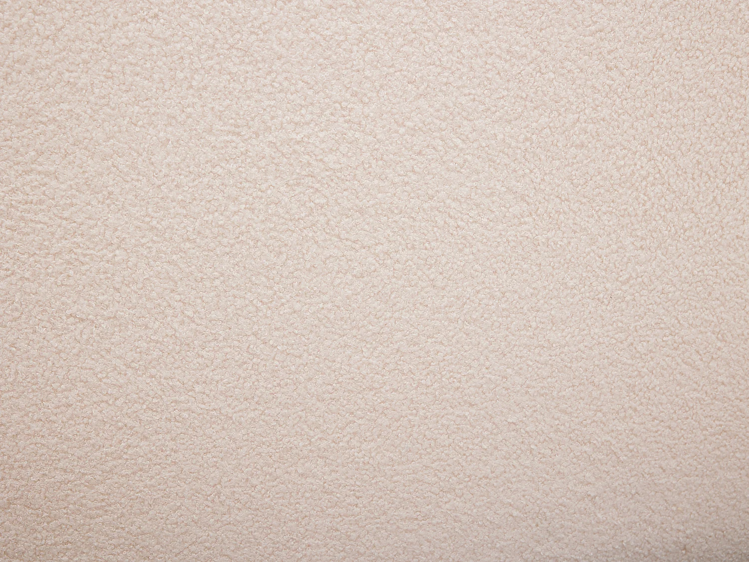 Boxseng 90 x 190 cm - Loopet stof - Creme - LIRIMO