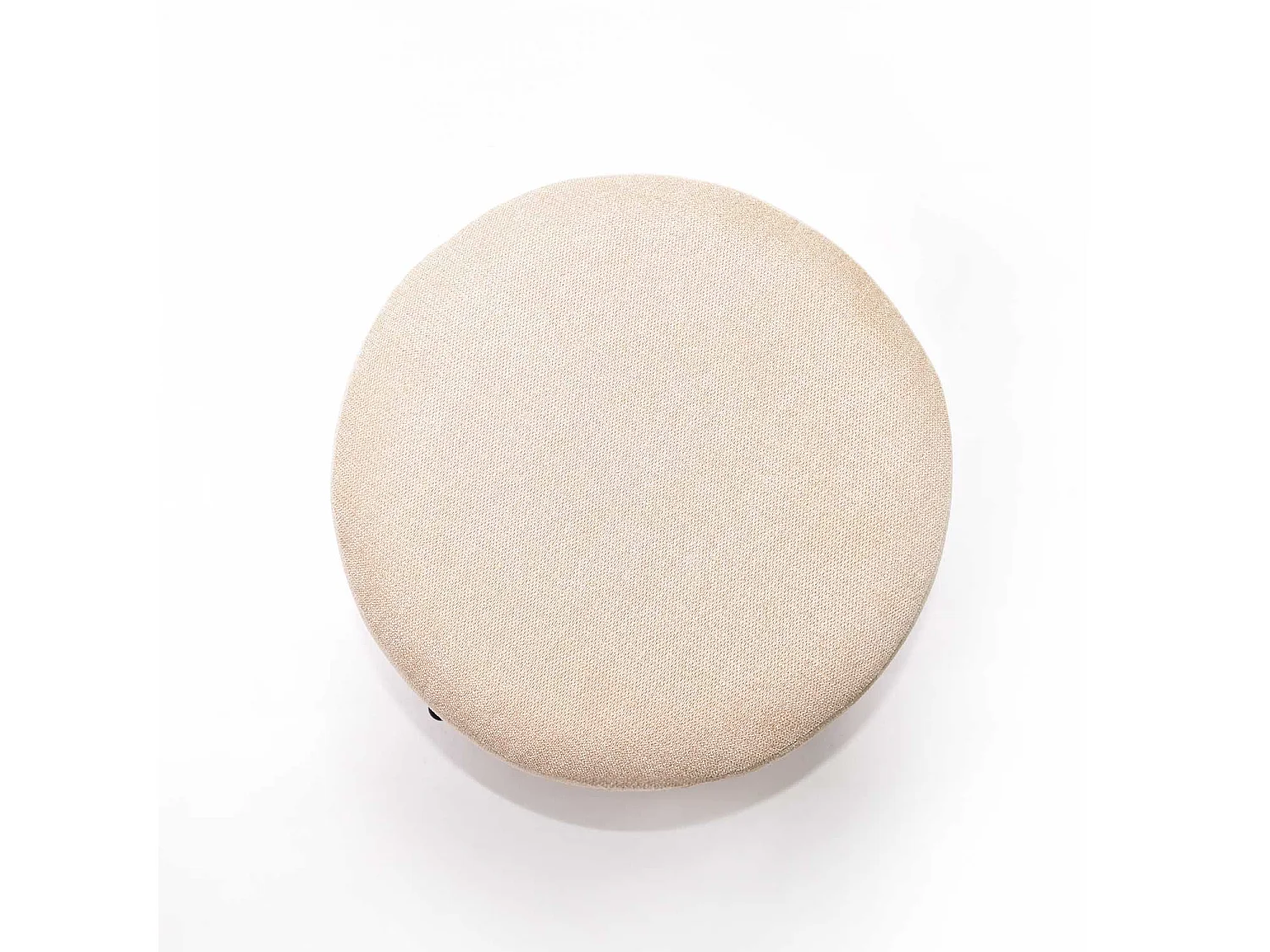 BONN LINEN - Pouf piccolo tondo in tessuto
