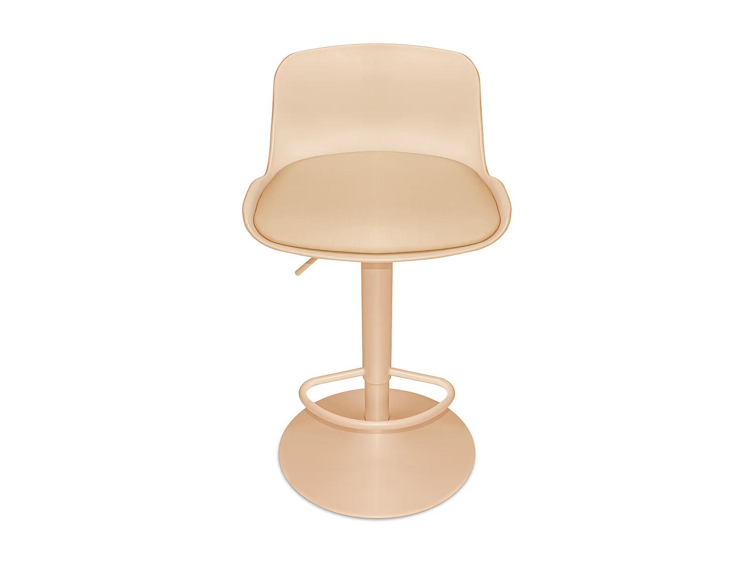 Amsterdam - Juego de 2 taburetes altura ajustável - taupe