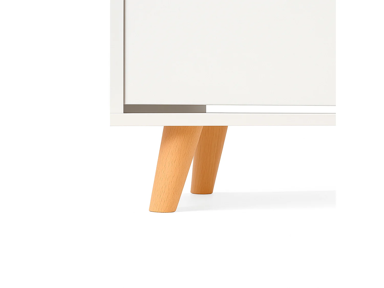 Emma - Zapatero Ahorraespacio 2 Puertas 55x82x25 cm 12 Pares en Madera Blanca