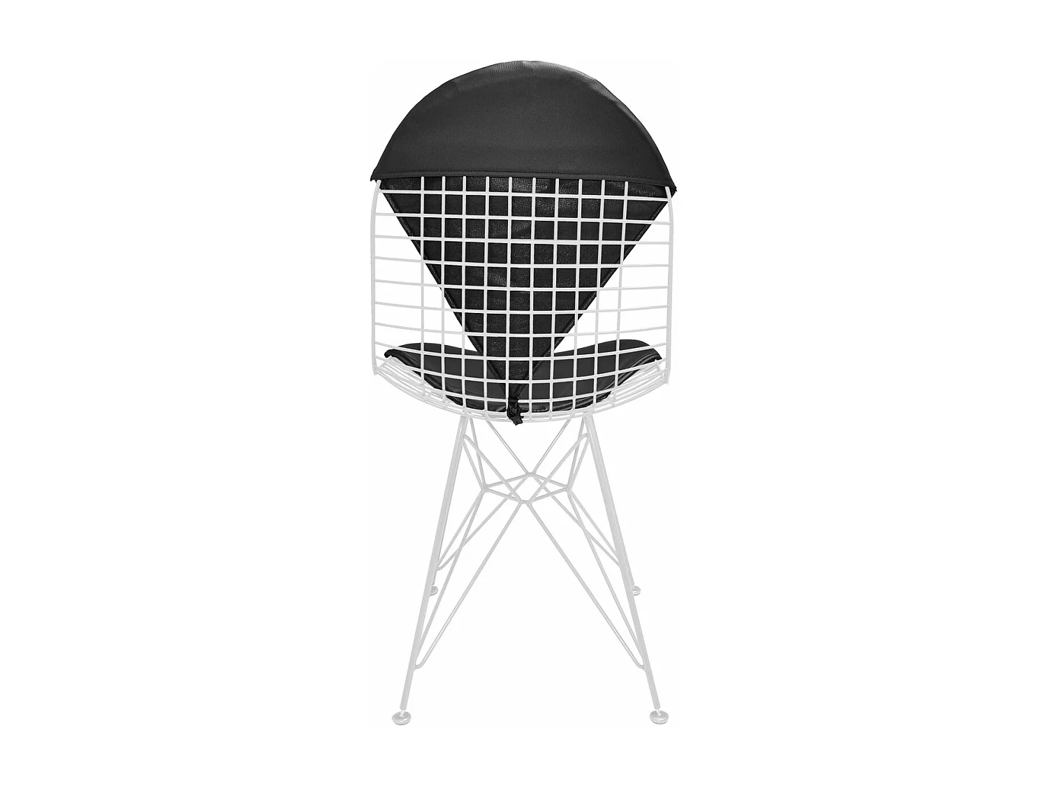 Cuscino Per Seduta E Schienale Per Sedie Copenhagen Nero