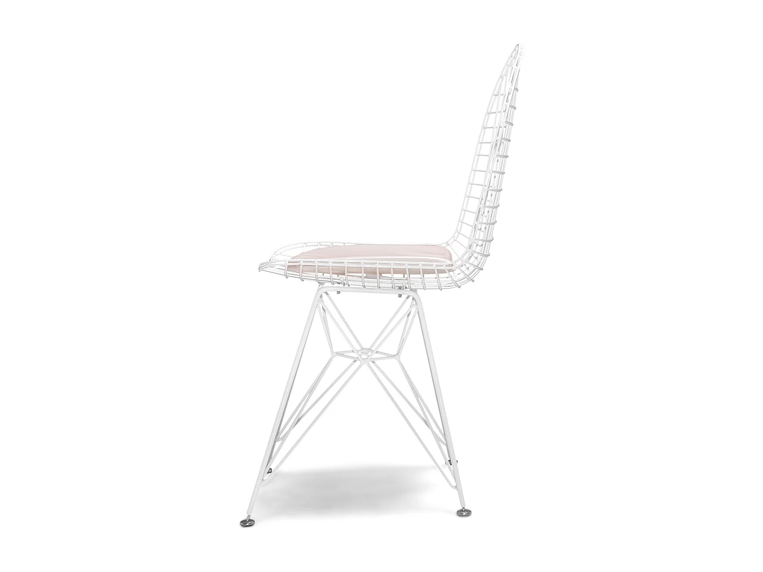 Copenhagen - Conjunto de 2 cadeiras de metal com design industrial. Conjunto de 2 cadeiras de jantar, escritório, estudo. Cor Preto ou Branco