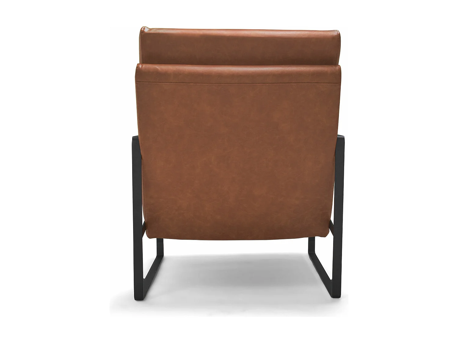 BRADFORD - Sillón de diseño retro en polipiel