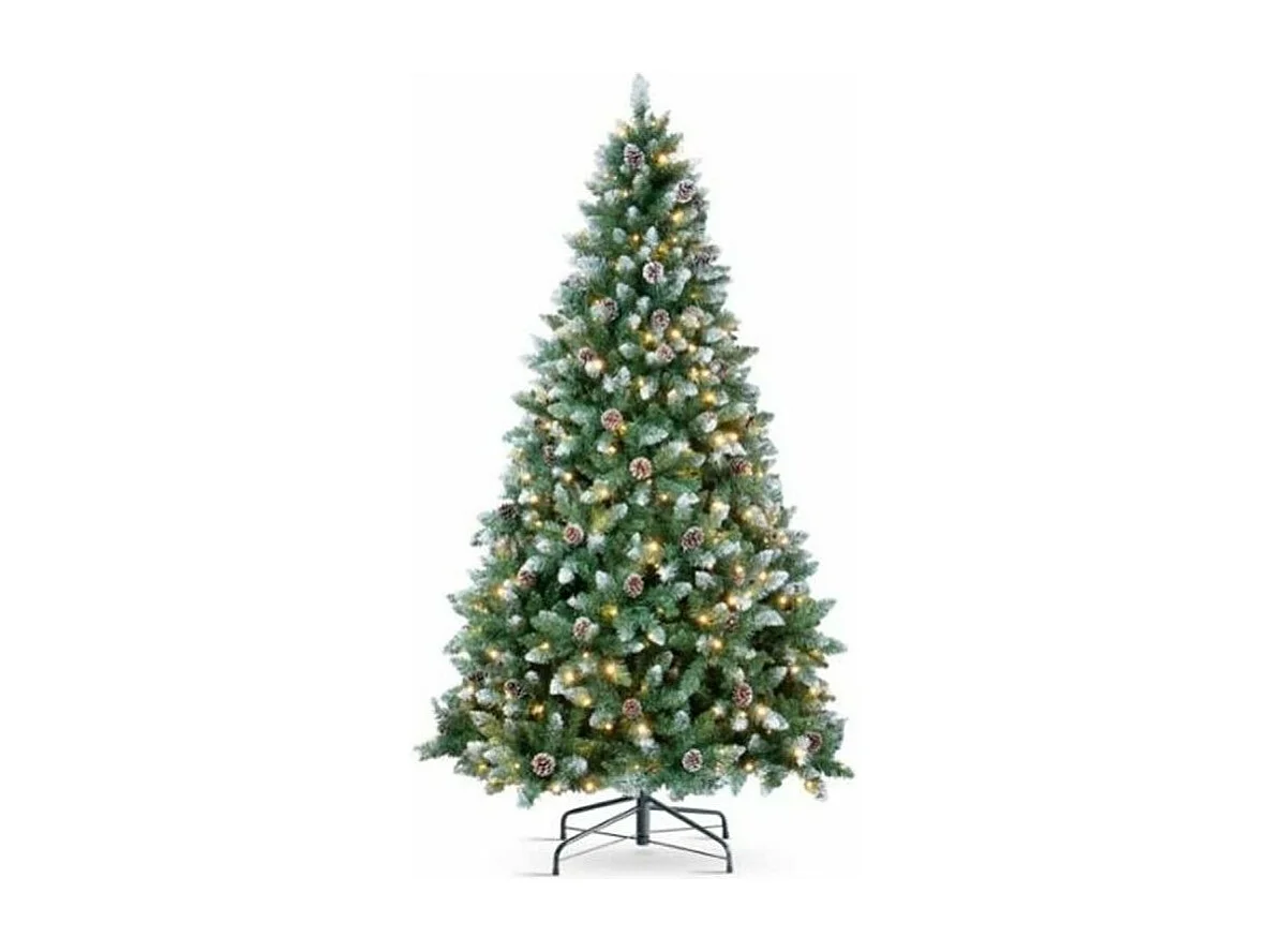 Sapin de Noël Métal vert PE 180cm