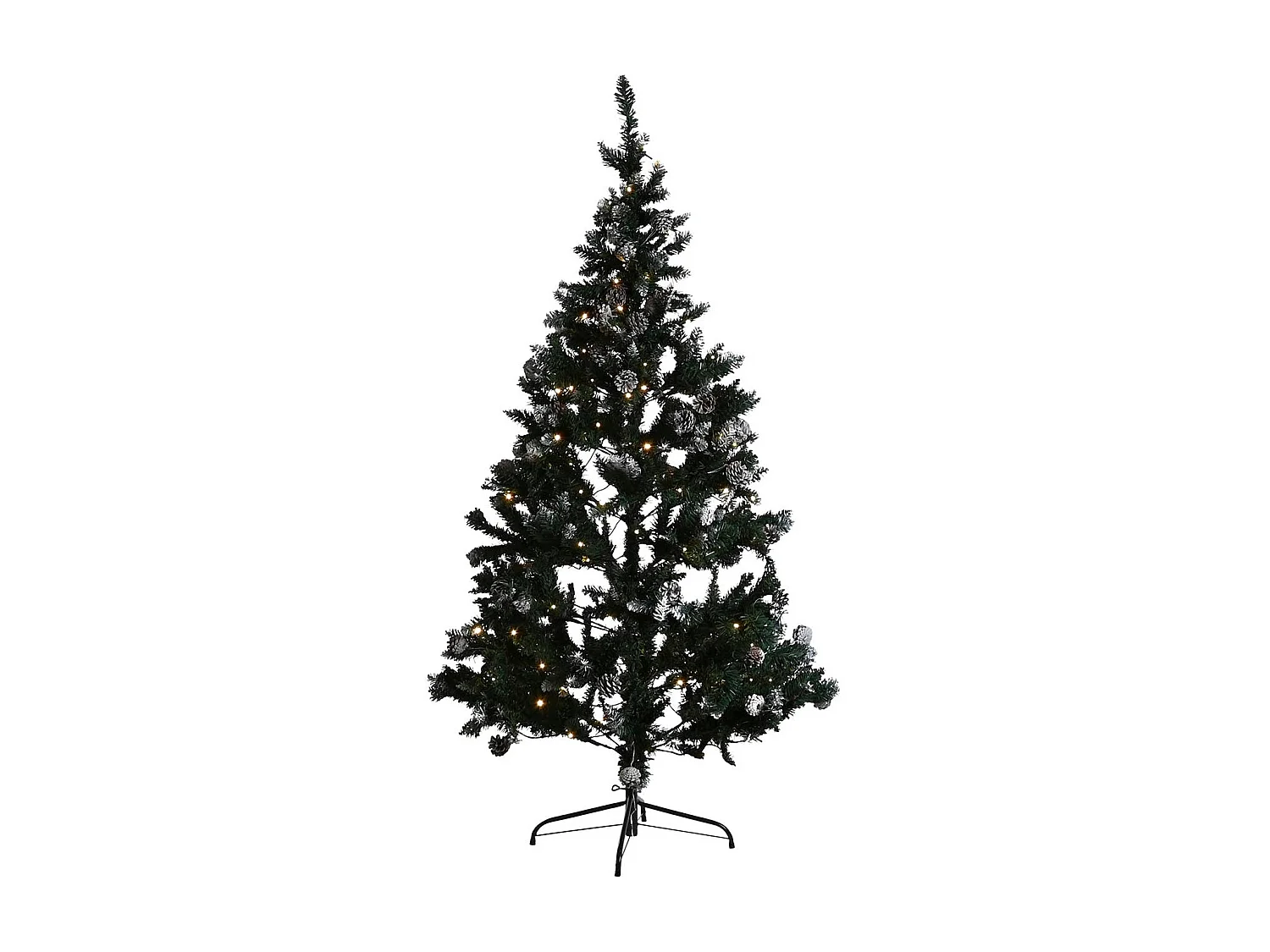 Sapin de Noël Métal vert PE 180cm