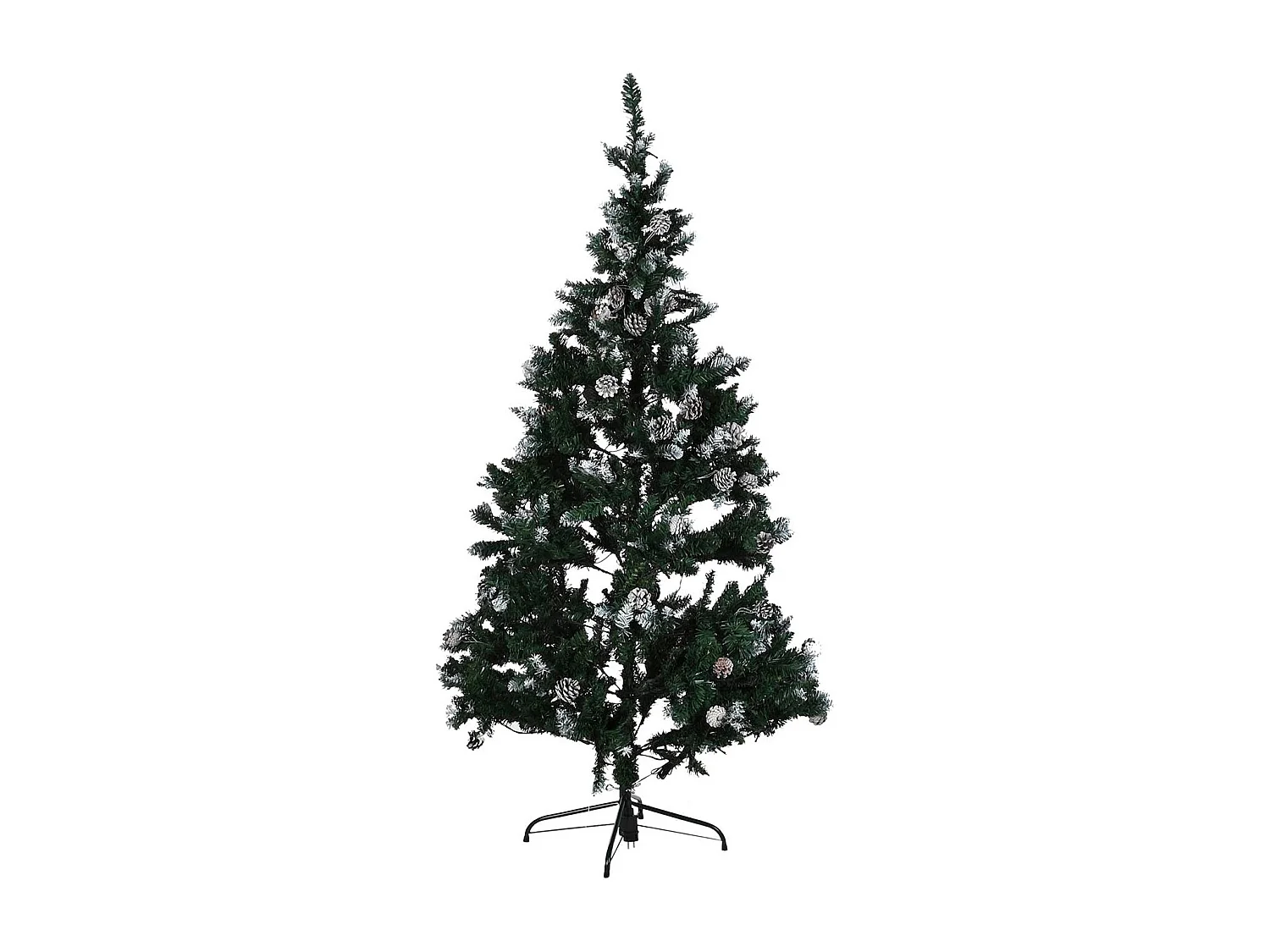Sapin de Noël Métal vert PE 180cm