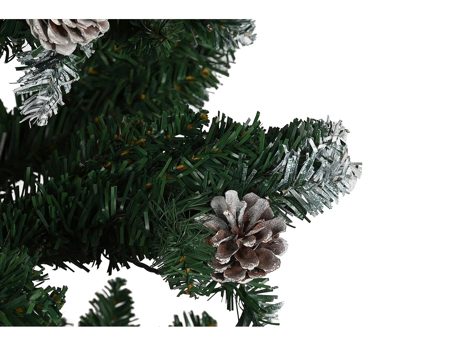 Sapin de Noël Métal vert PE 180cm