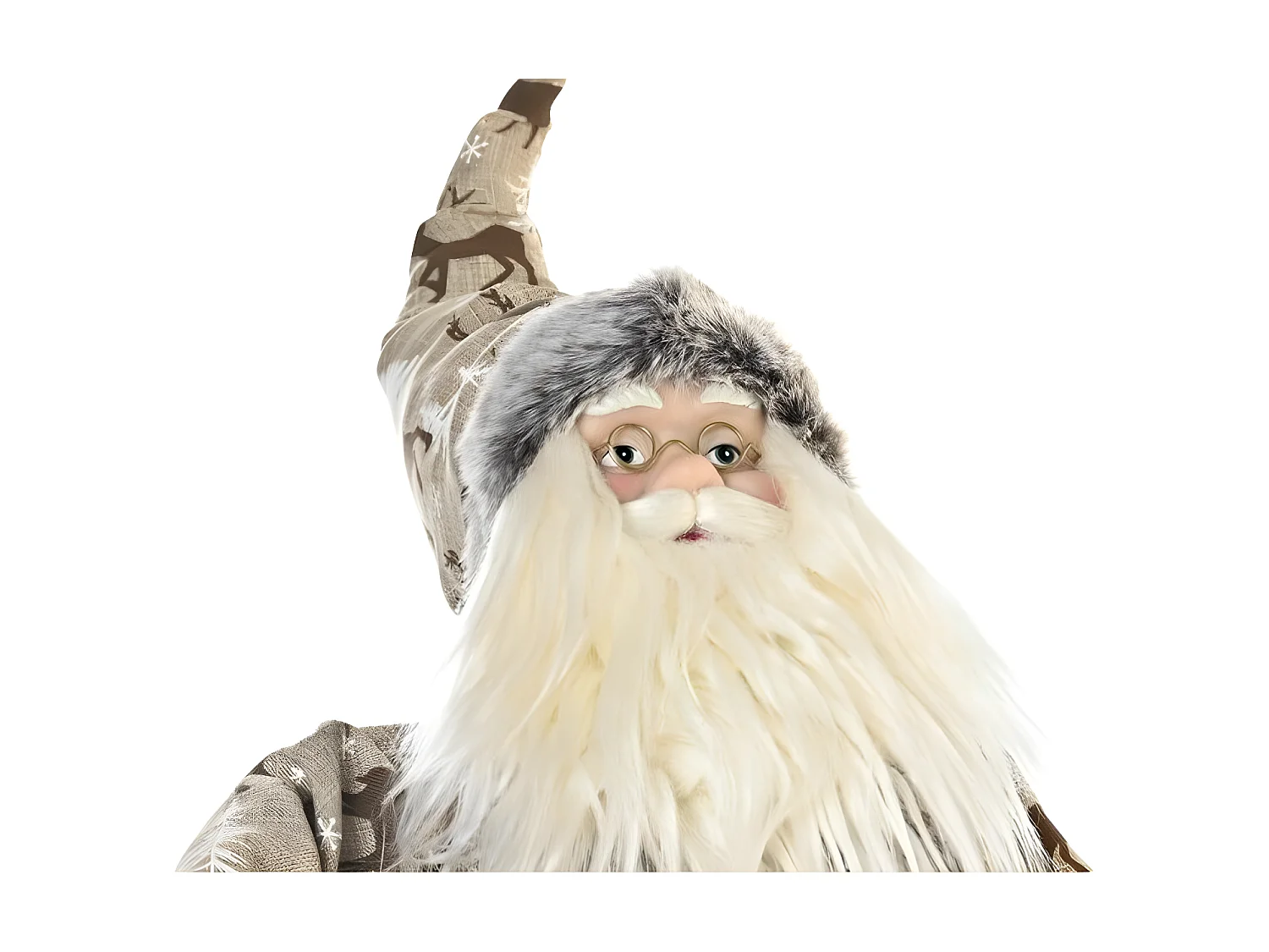 Décorations de Noël bois Polyester Père Noël(42x22x48cm)