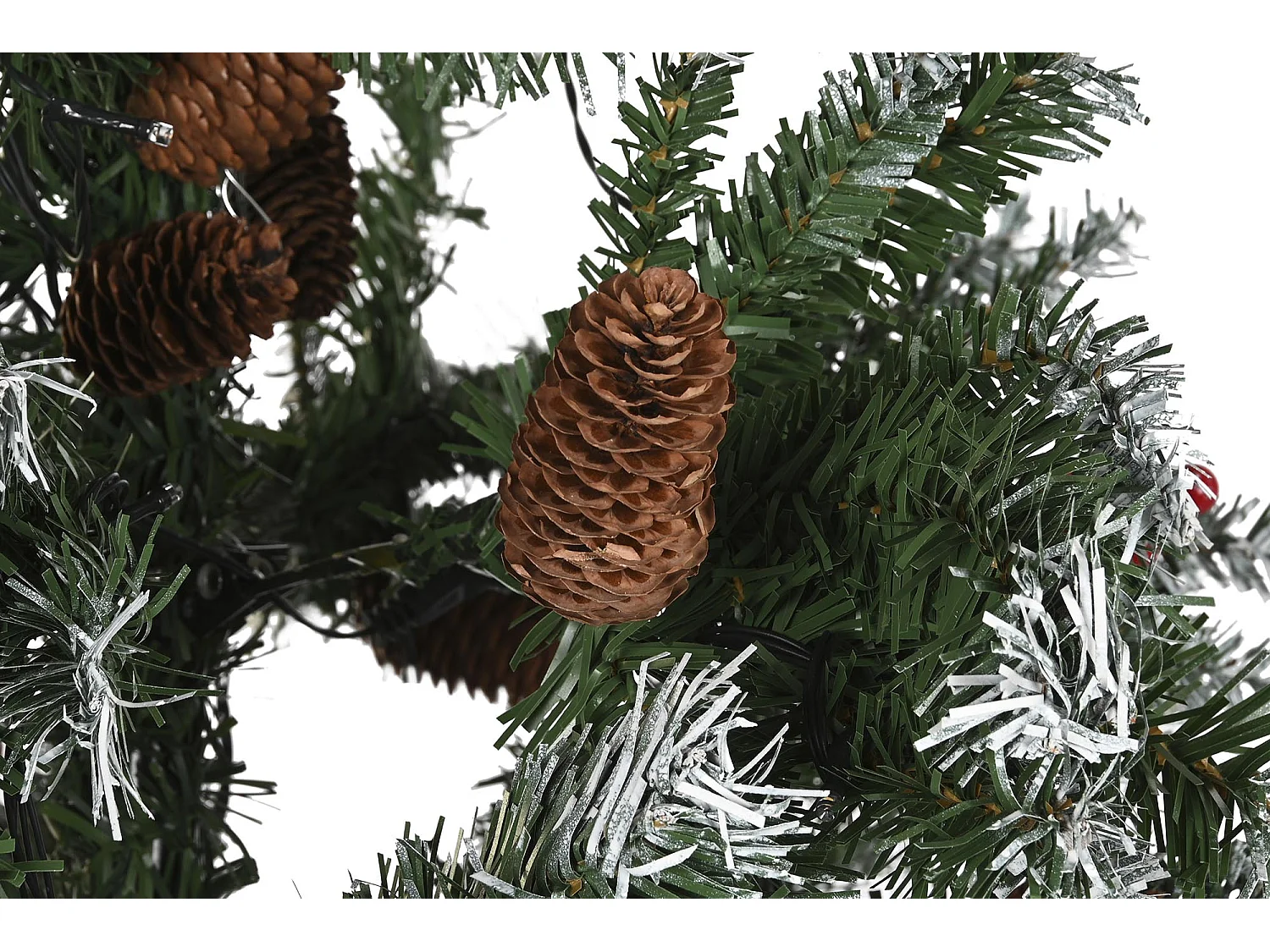 Sapin de Noël Métal vert PE(1x1x210cm)