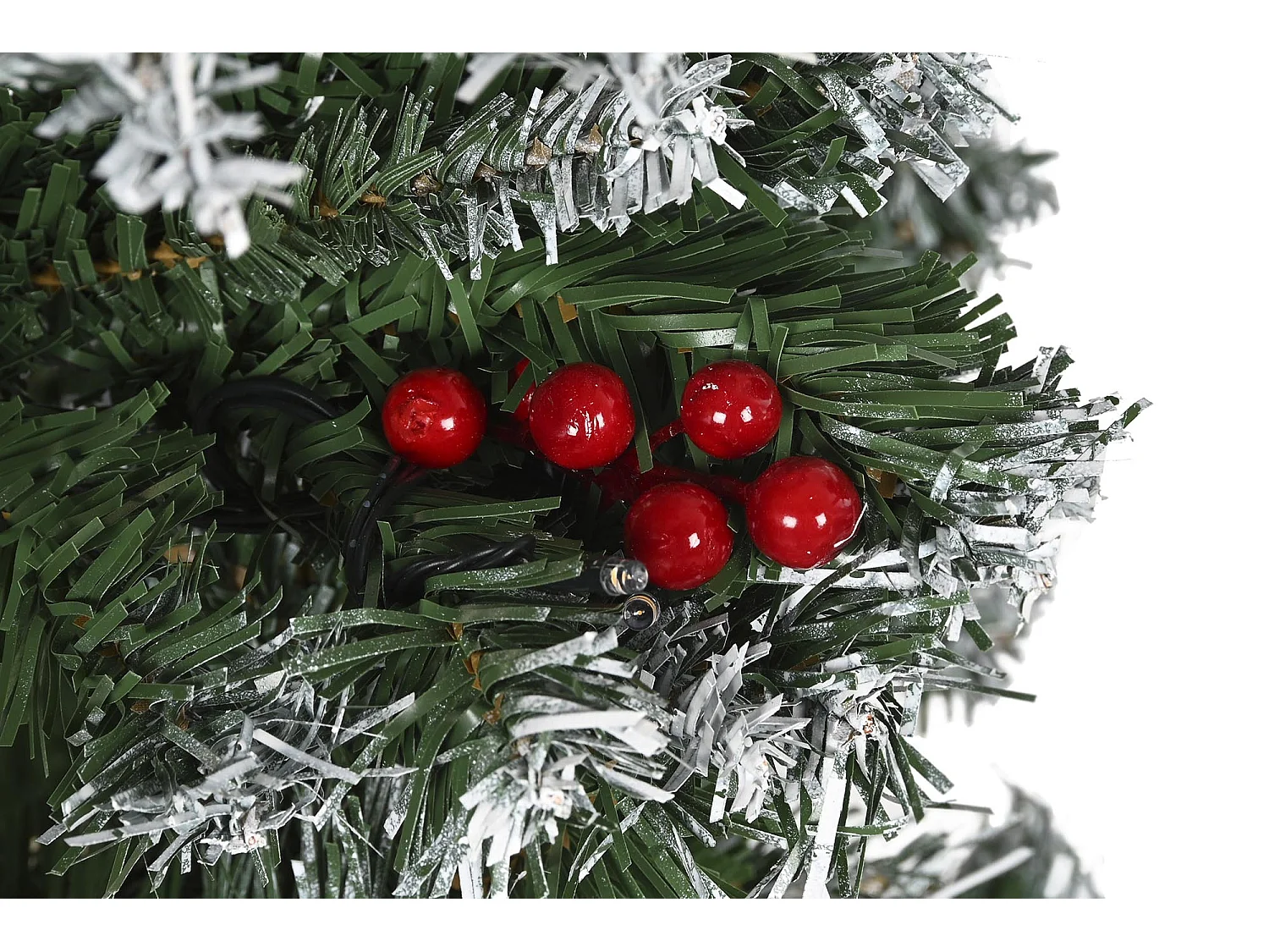 Sapin de Noël Métal vert PE(1x1x210cm)