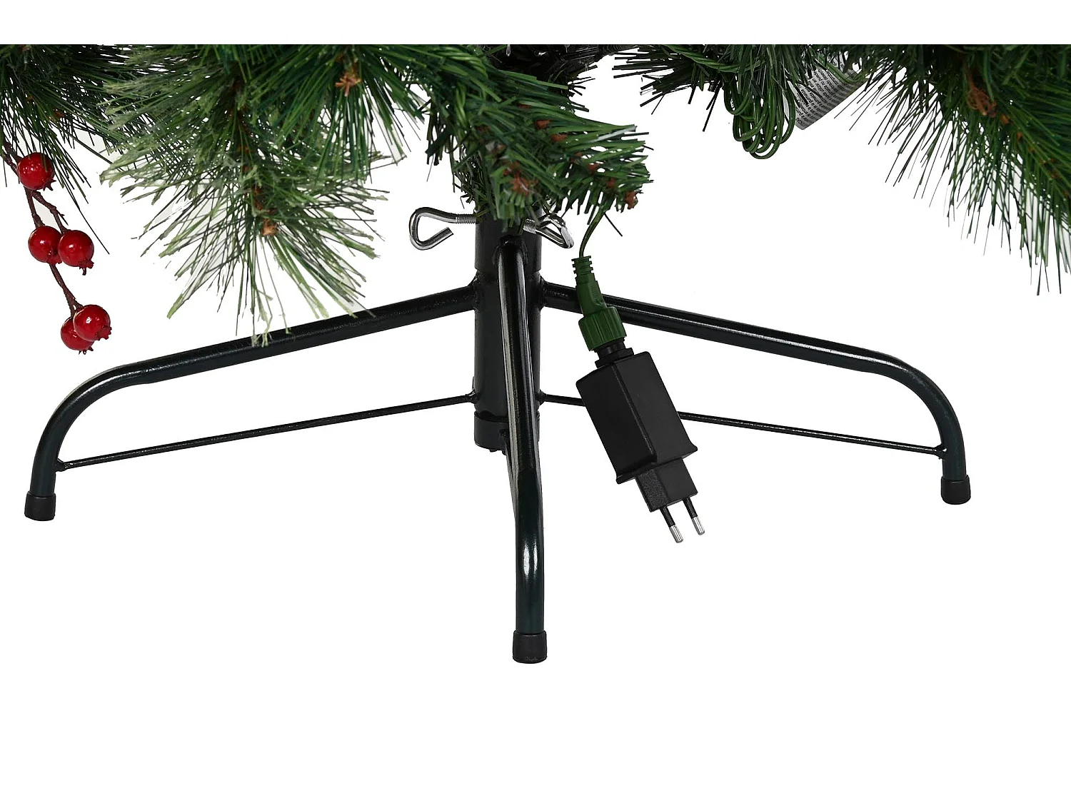 Árvore de Natal LED Verde em PVC 150 cm - Decoração de Parede Iluminada DKD Home Decor