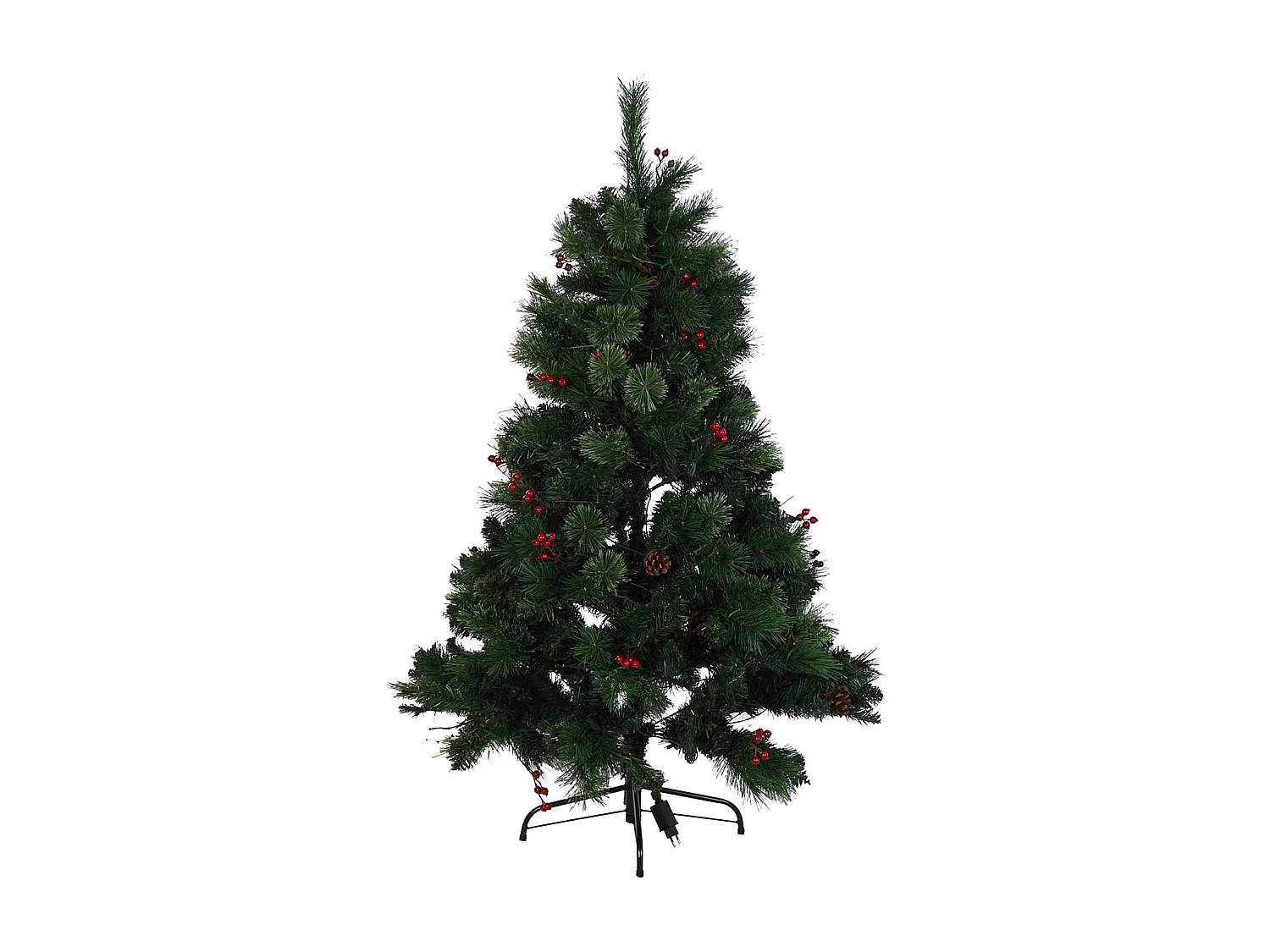 Árvore de Natal LED Verde em PVC 150 cm - Decoração de Parede Iluminada DKD Home Decor