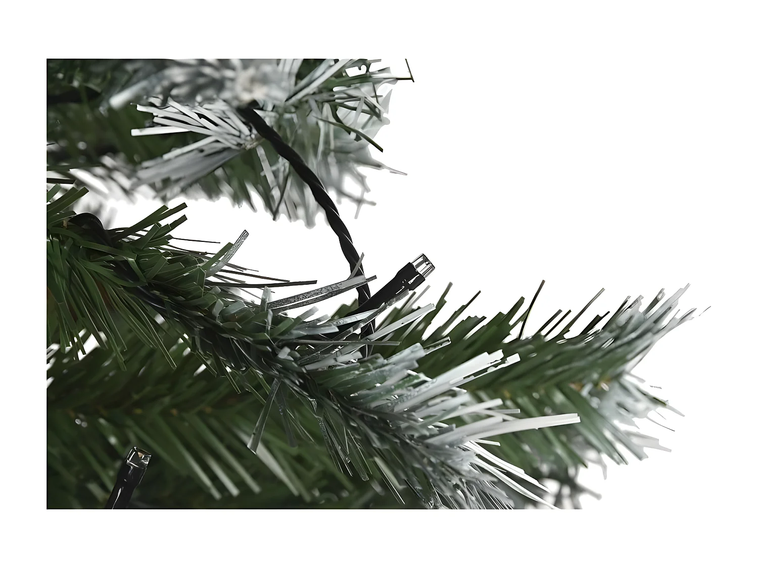 Sapin de Noël Métal vert PE(80x80x183cm)