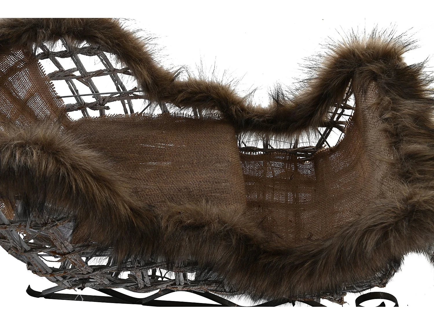 Décorations de Noël Renne osier(58x30x30cm) - Lot de 3