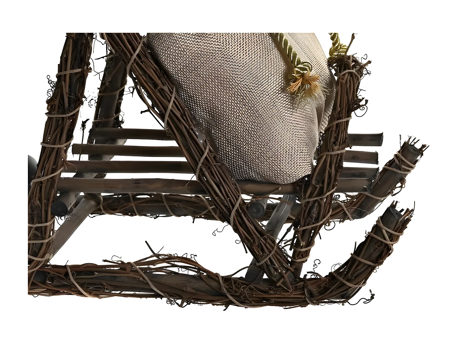 Figurine Décorative Noël Père Noël bois Polyester(42x22x48cm)