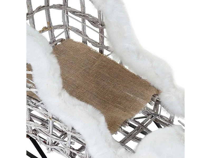 Décorations de Noël Lumière LED osier(60x30x37cm)