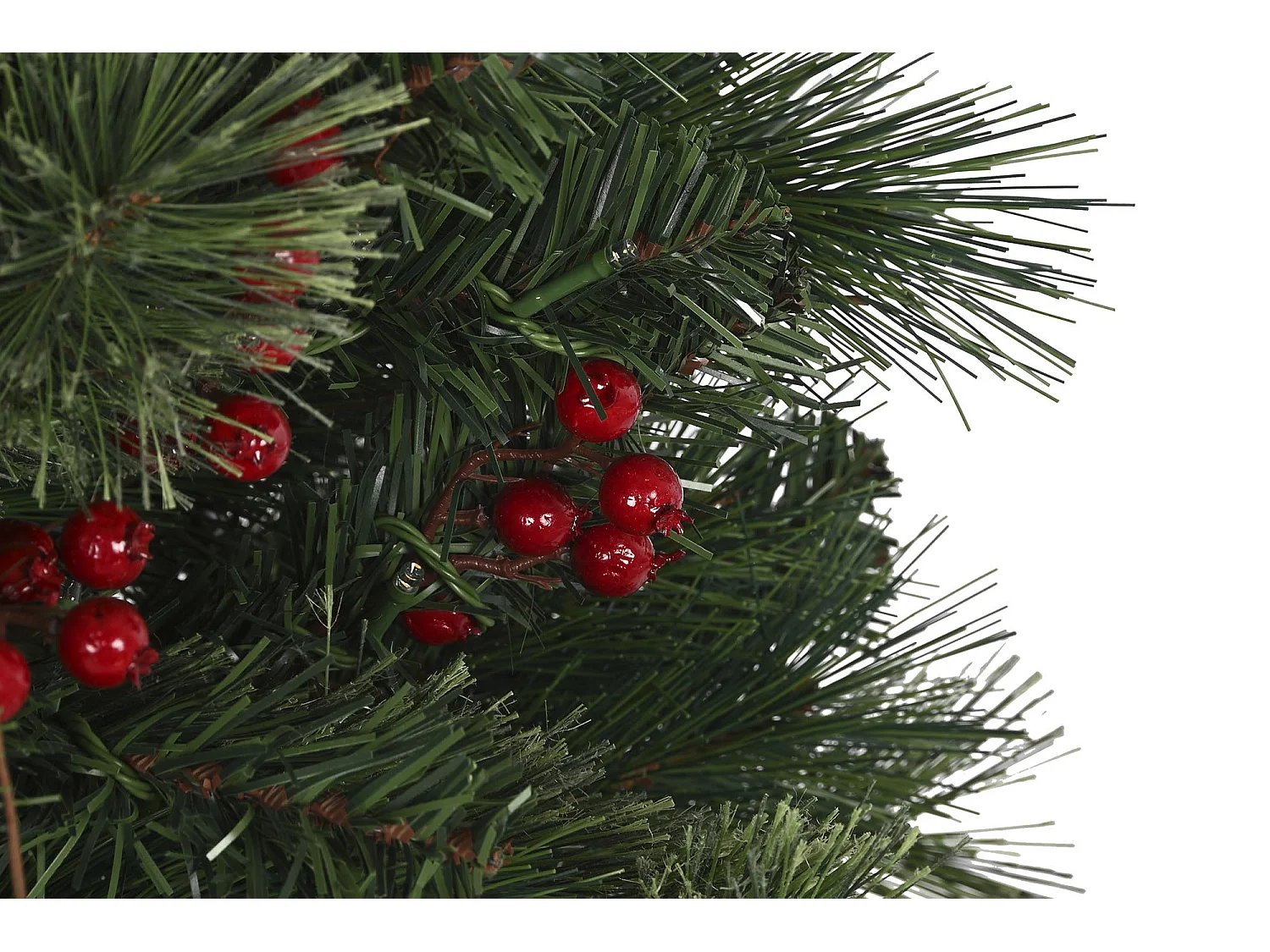 Sapin de Noël DKD Home Decor PVC Vert LED 80x80x120 cm – Décoration lumineuse originale