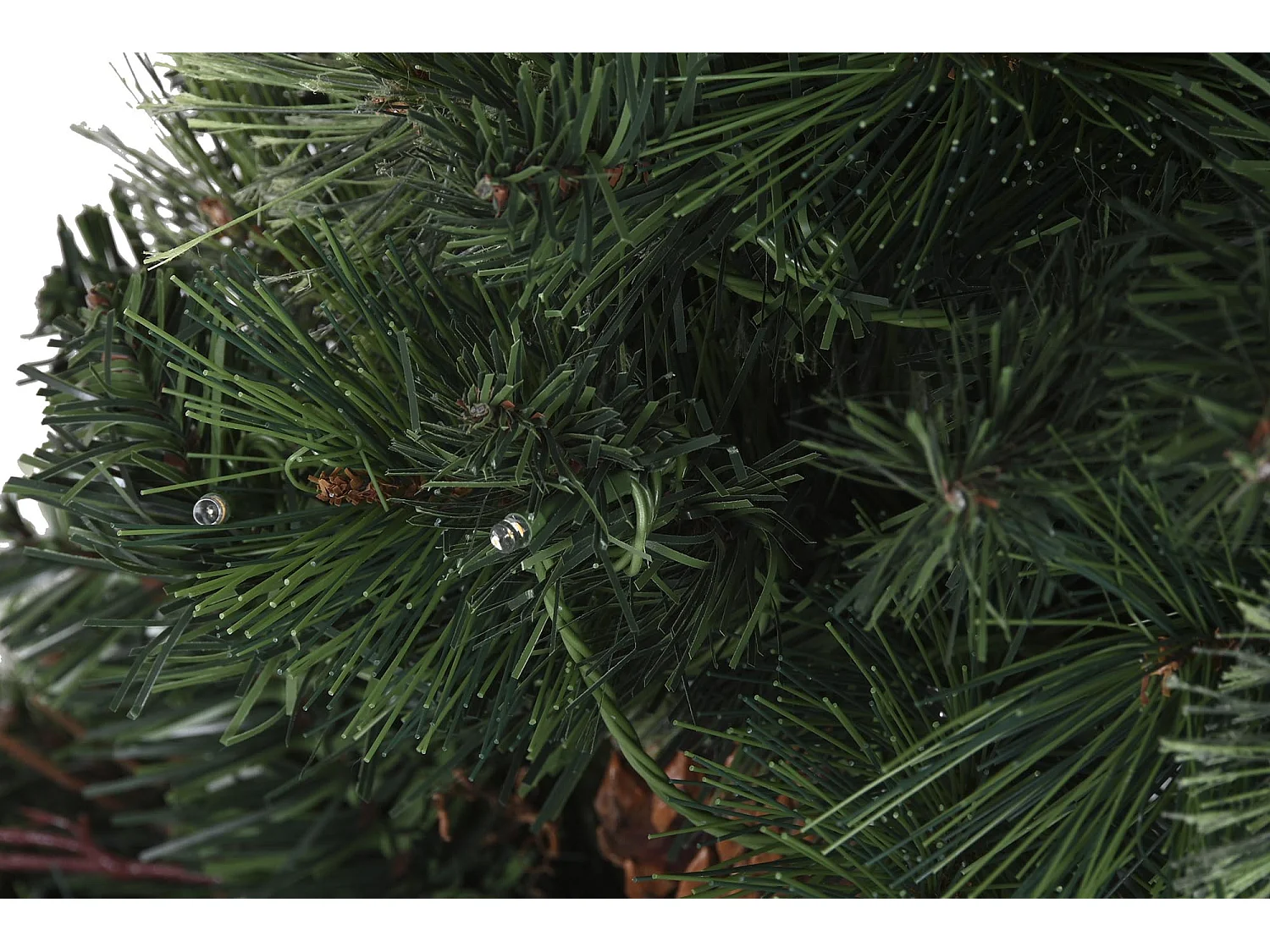 Sapin de Noël DKD Home Decor PVC Vert LED 80x80x120 cm – Décoration lumineuse originale