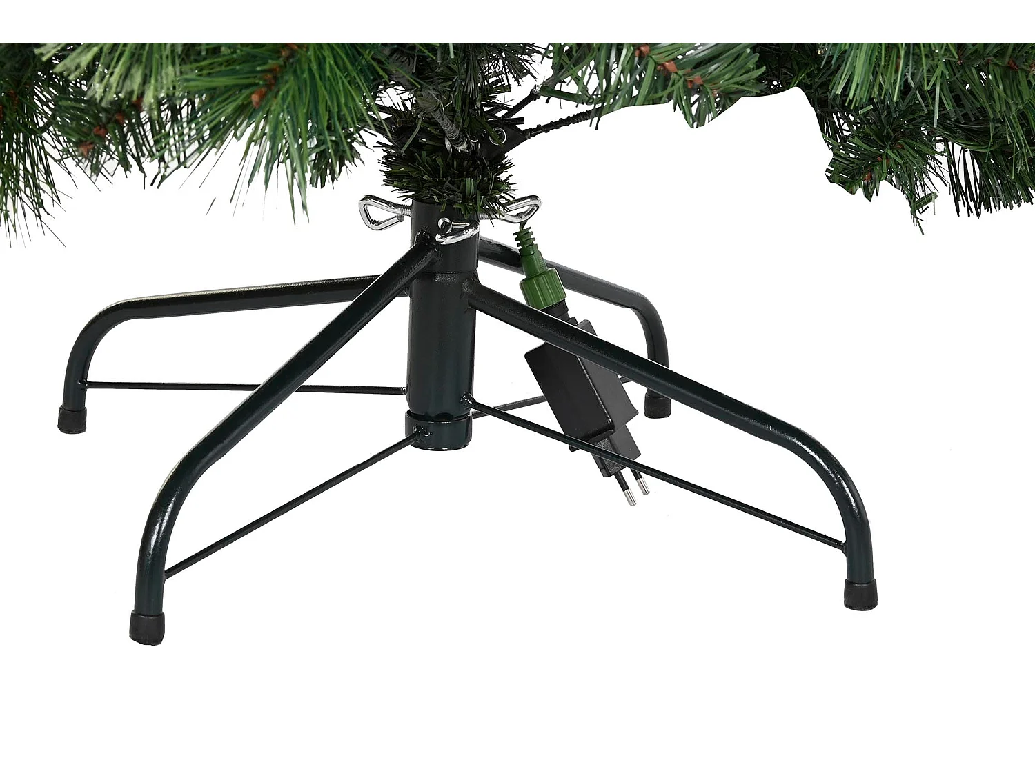 Sapin de Noël DKD Home Decor PVC Vert LED 80x80x120 cm – Décoration lumineuse originale