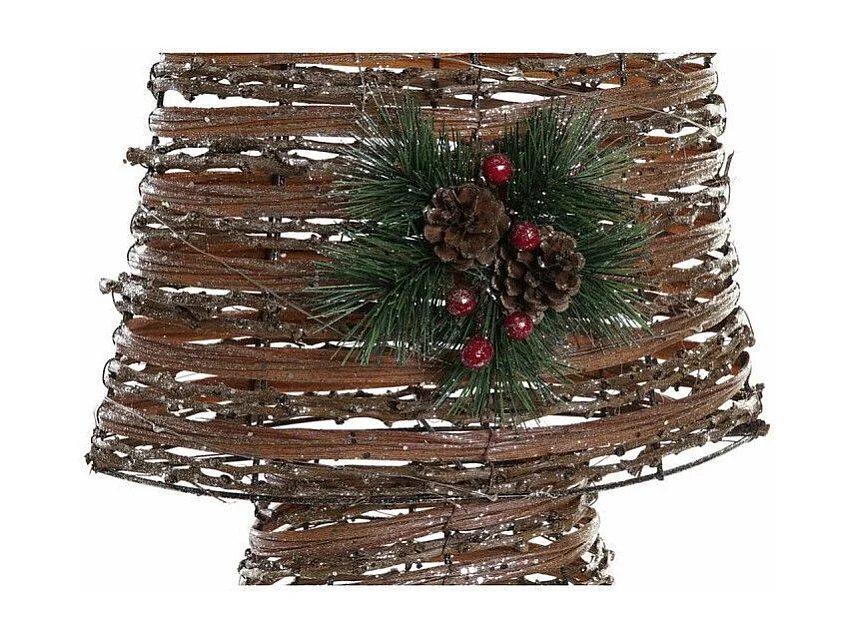 Sapin de Noël Multicouleur Cuivre Naturel plastique 32x18x100cm - Lot de 3