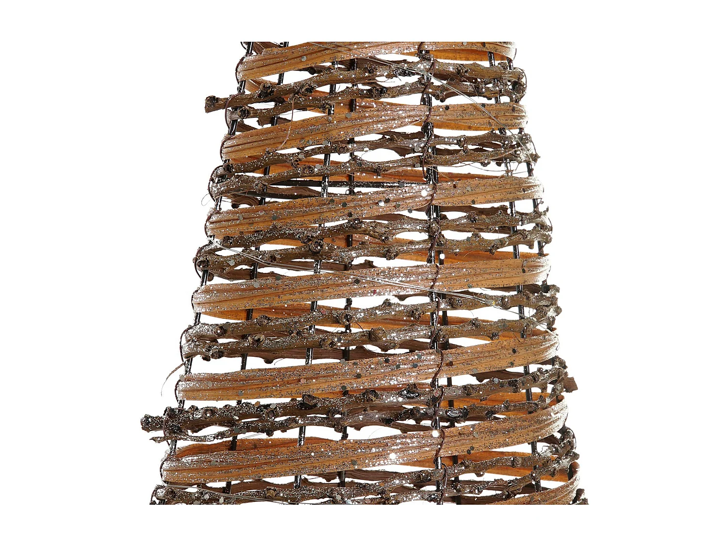 Sapin de Noël Multicouleur Cuivre Naturel plastique 32x18x100cm - Lot de 3