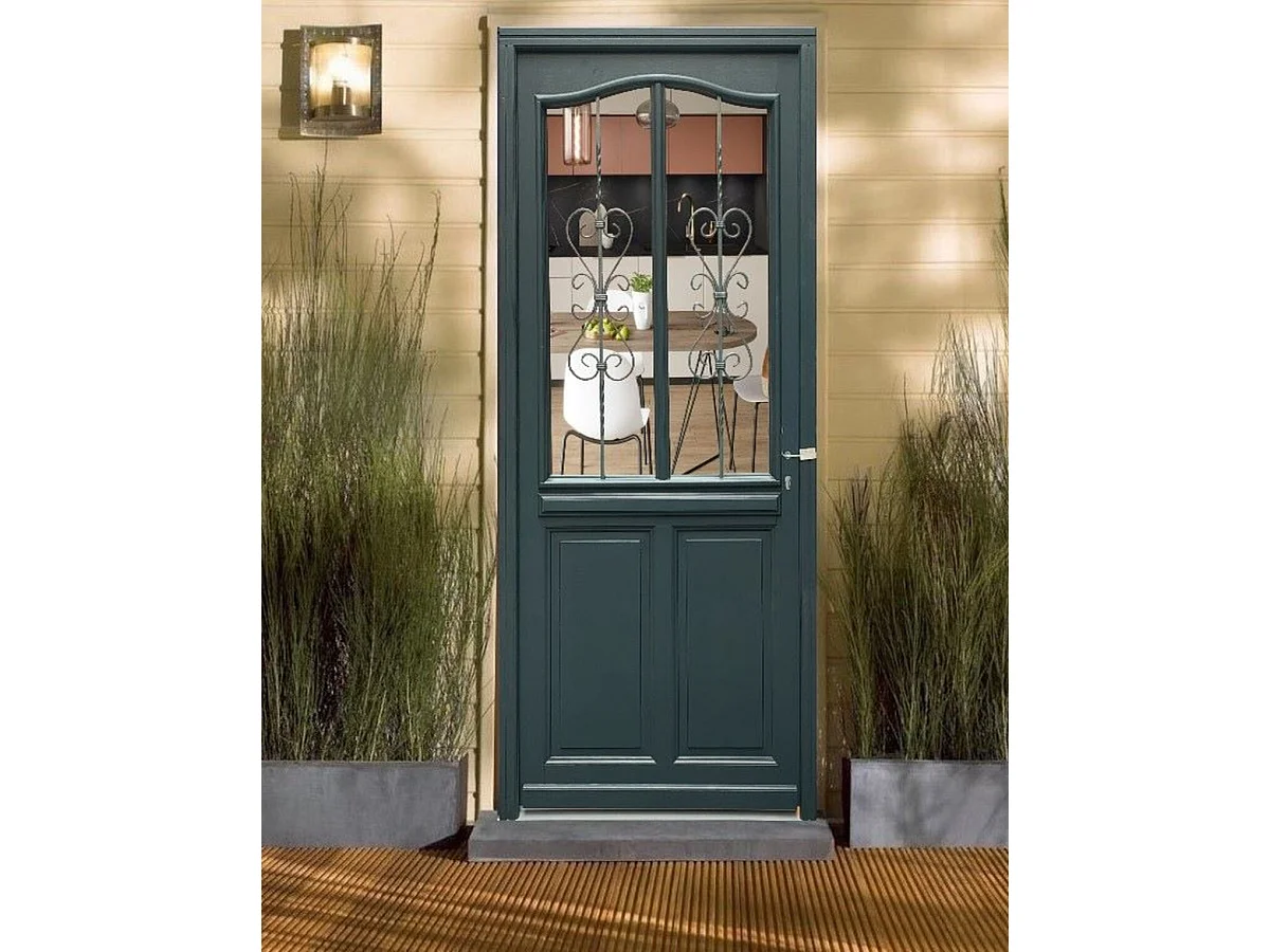 Puerta de Entrada Exo de Madera Modelo 'sabrina' 215X90 Zurda con Manilla y Barril sin manilla