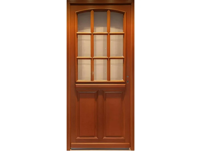 Porte d'entree Bois vitree, Agatha, H,215xl,80  p,gauche  Cote Tableau