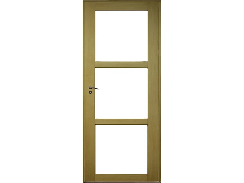 Bloc Porte Ayous Vitrage Transparent H204 X L83 Poussant Droite Cotes Tableau Gd Menuiseries