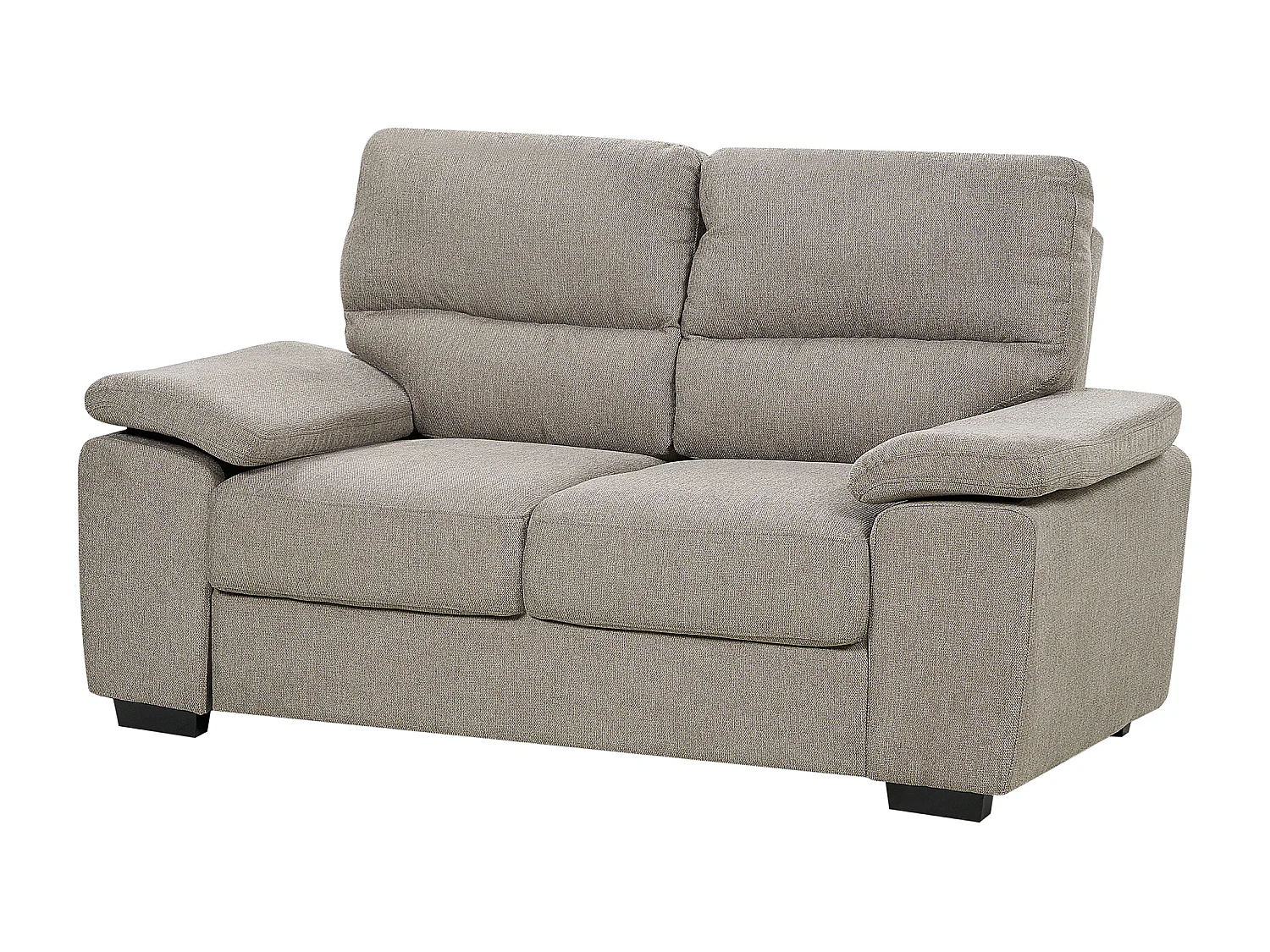 Bank VOGAR Stof Lichtbruin 2-zitter