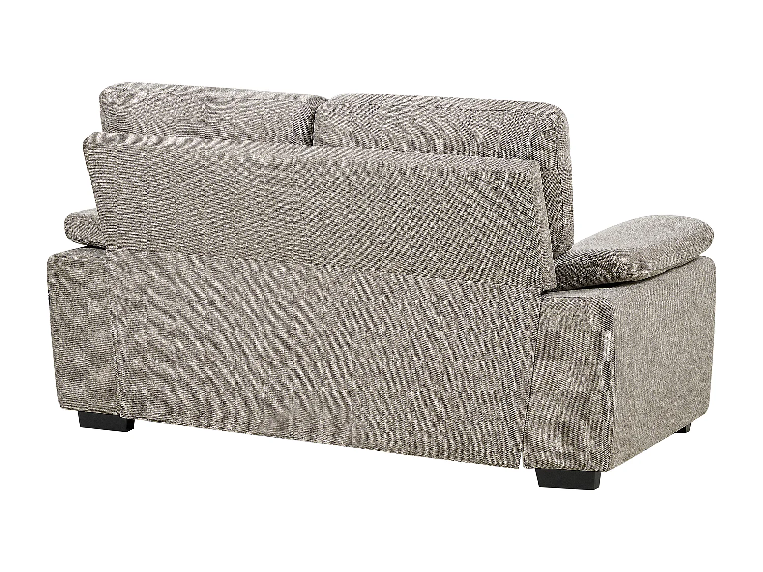 Canapé 2 places VOGAR Tissu Marron clair