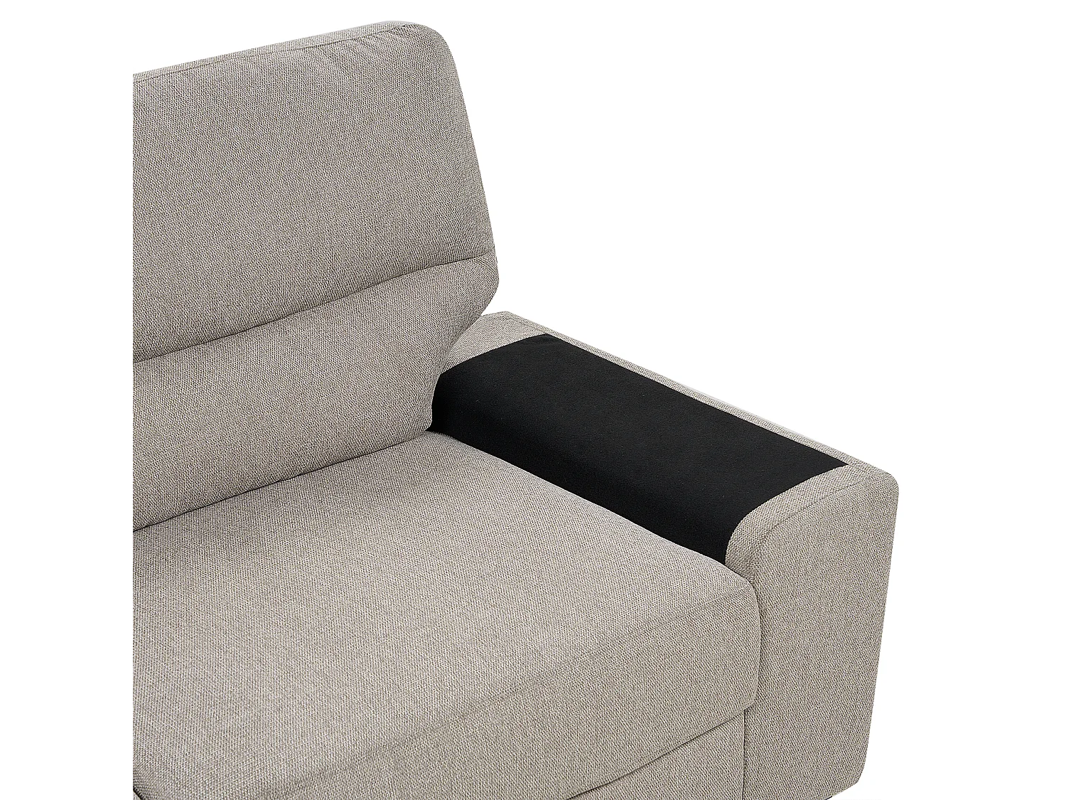 Canapé 2 places VOGAR Tissu Marron clair