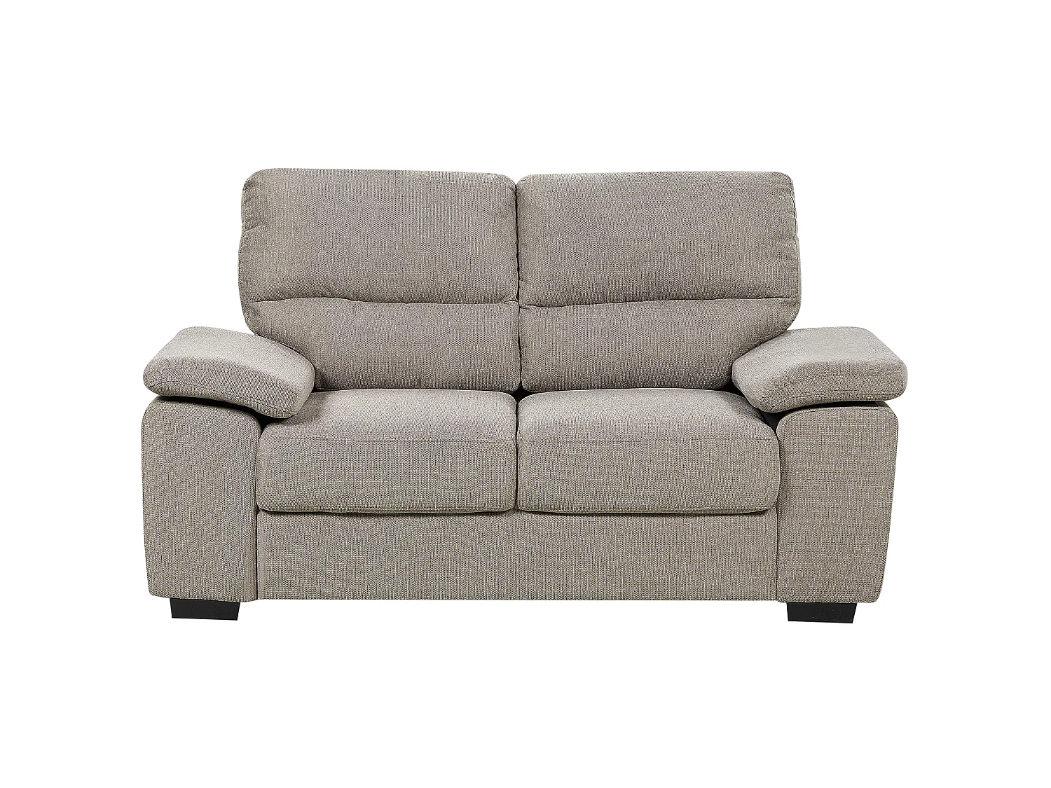 Sofa 2 Seater VOGAR Fabric Light Brown