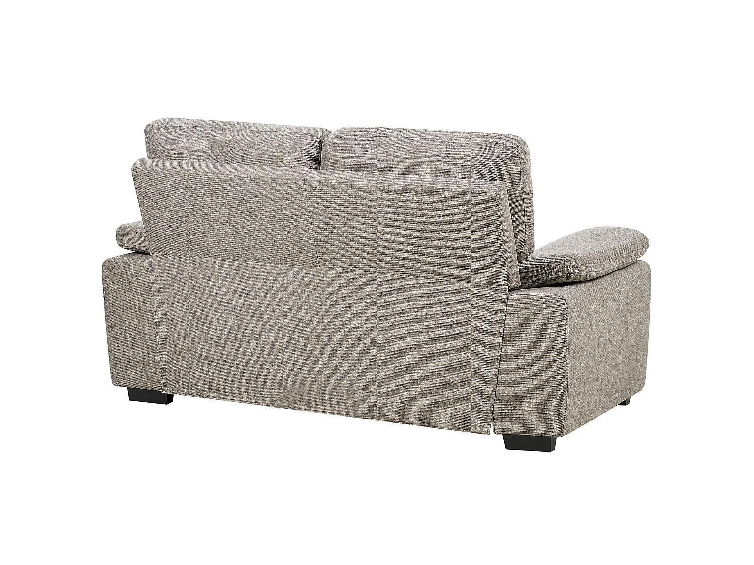 Sofa 2 Seater VOGAR Fabric Light Brown