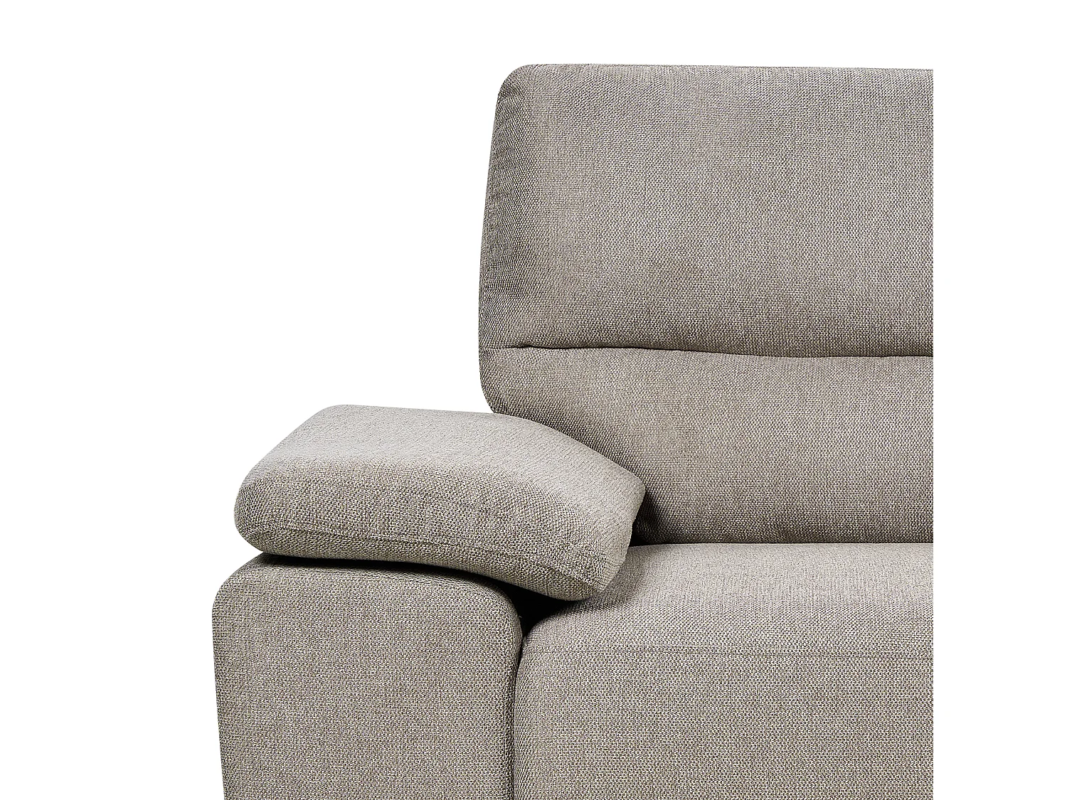 Sofa 2 Seater VOGAR Fabric Light Brown
